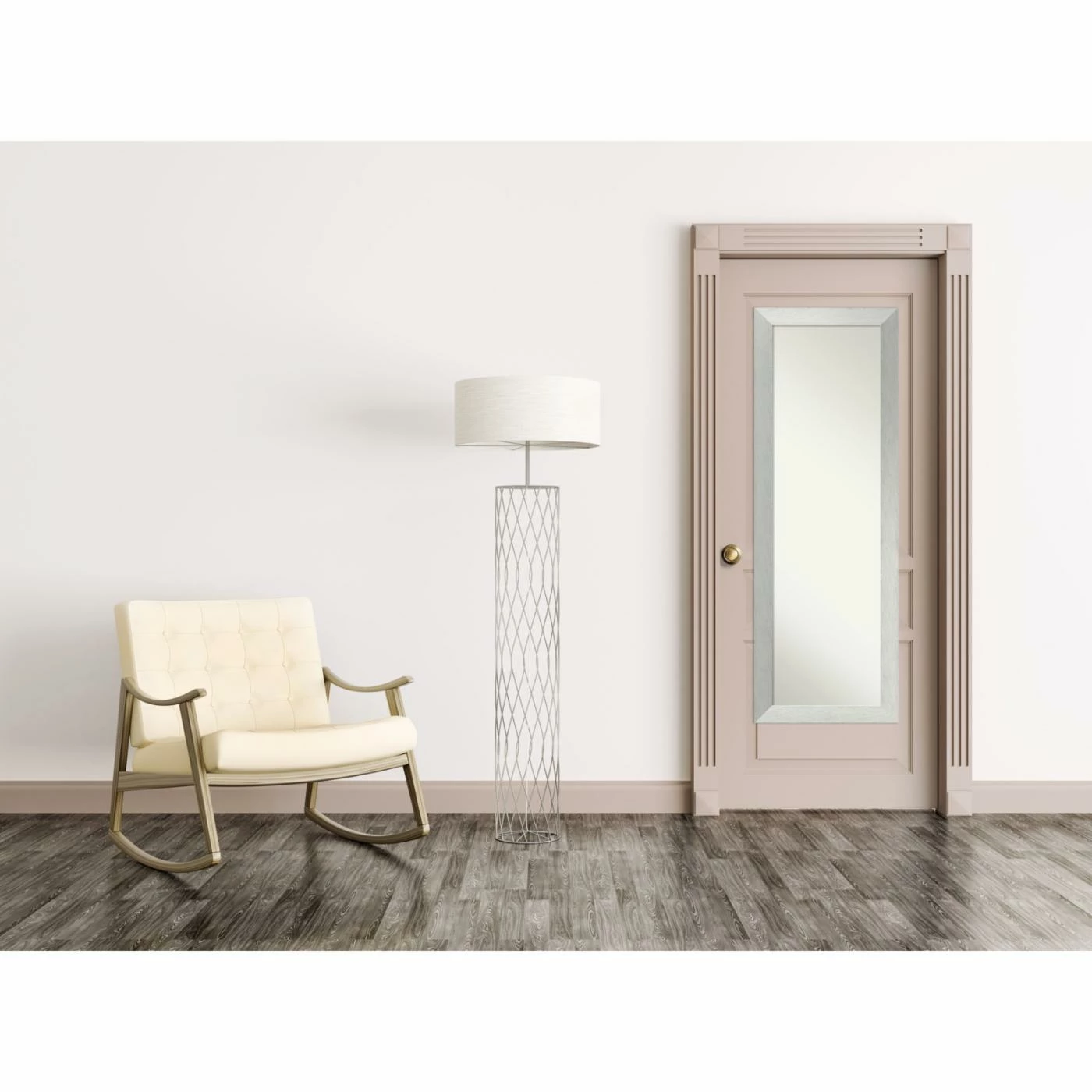 Flash Sale ๐ Amanti Art Brushed Sterling Silver On The Door Full Length Wall Mirror - 18W X 52H In. ๐ฏ - Image 3