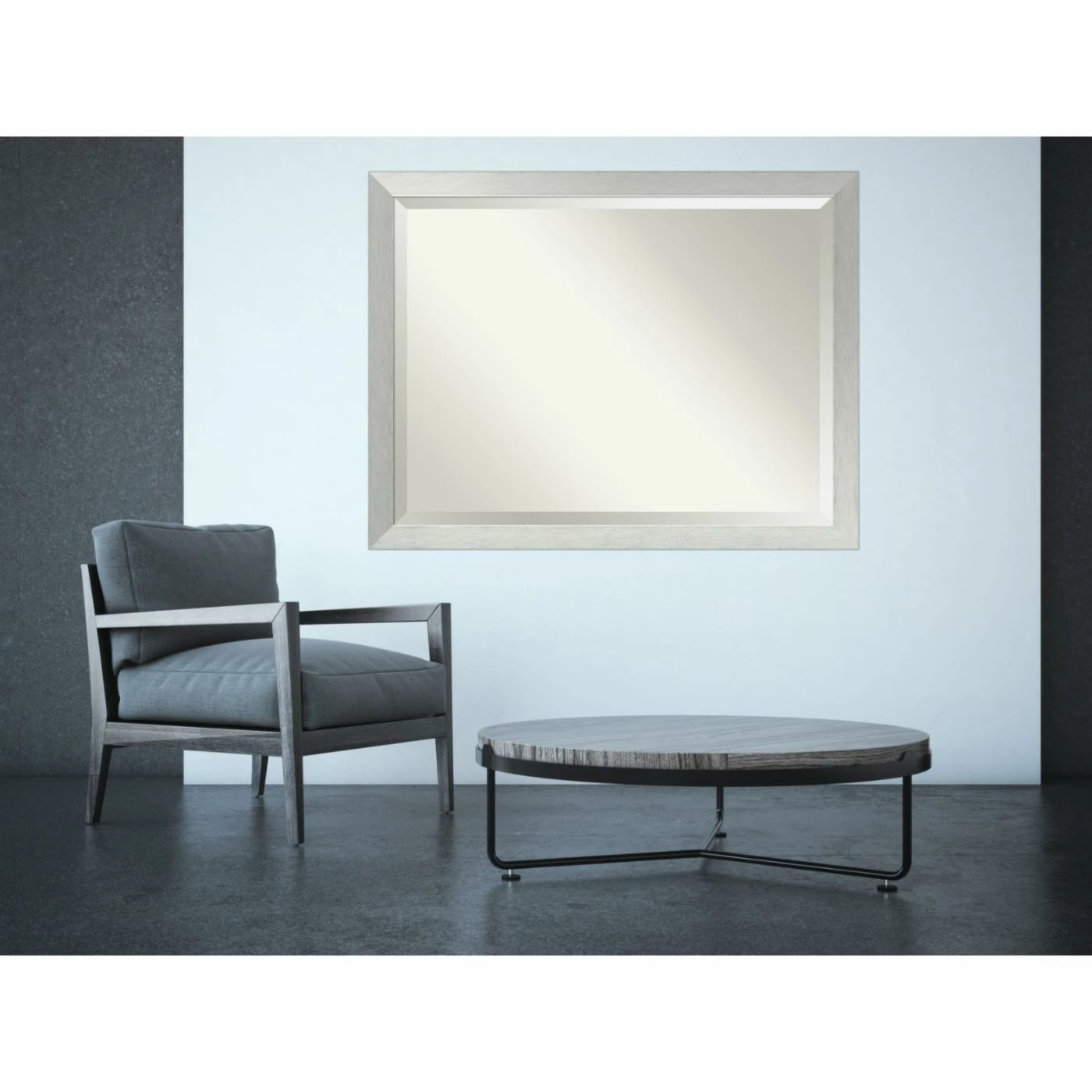 Best reviews of π Amanti Art Brushed Sterling Silver Wall Mirror π₯° - Image 3