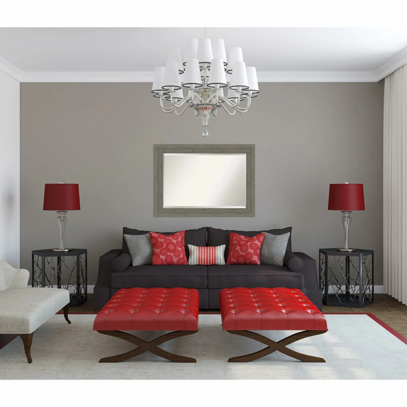 Best reviews of ๐ Amanti Art Fencepost Decorative Wall Mirror ๐ - Image 3