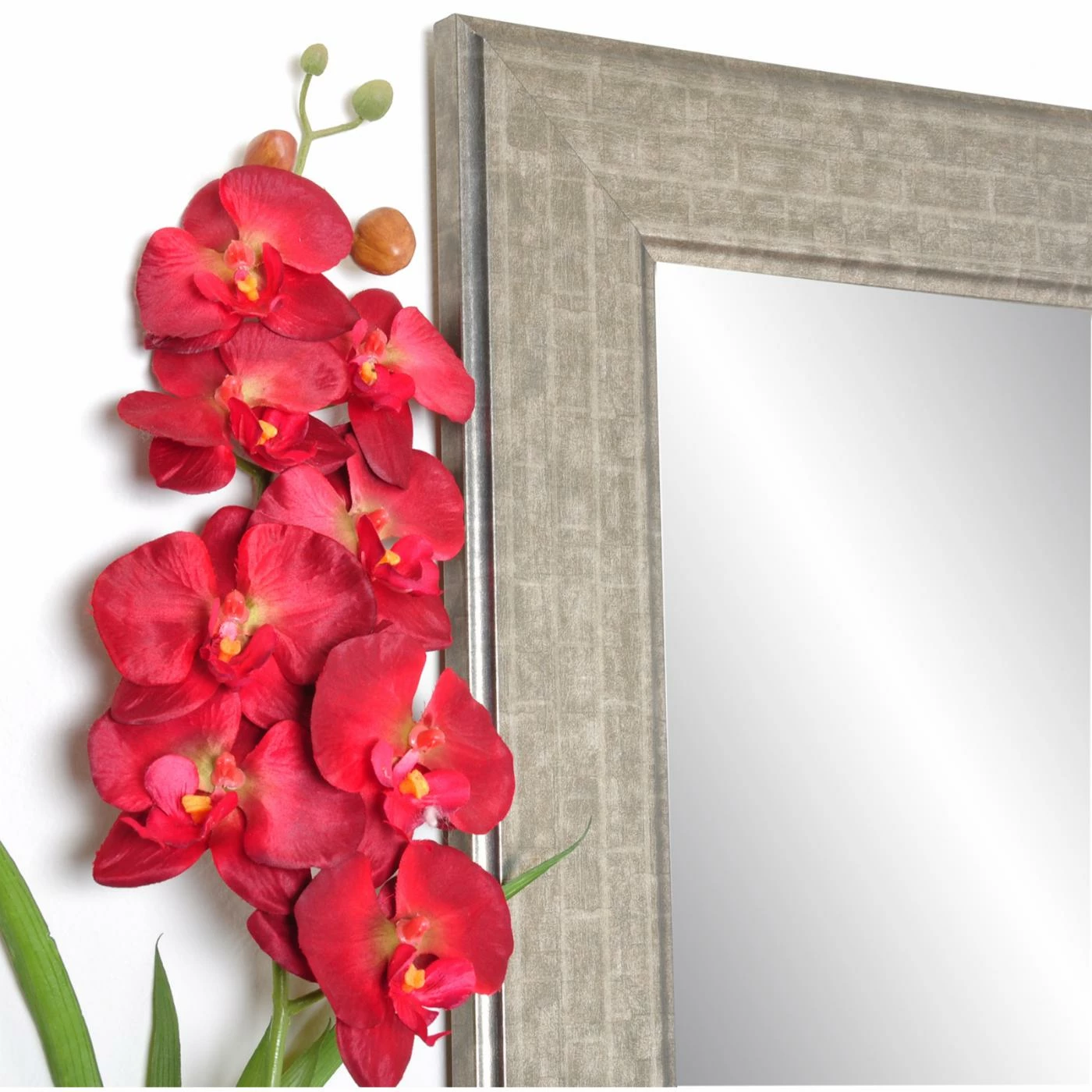 Best deal 🎉 Floor & Leaning BrandtWorks Silver Studio Tall Vanity Floor Mirror - 32W X 65.5H In. 👏 - Image 3