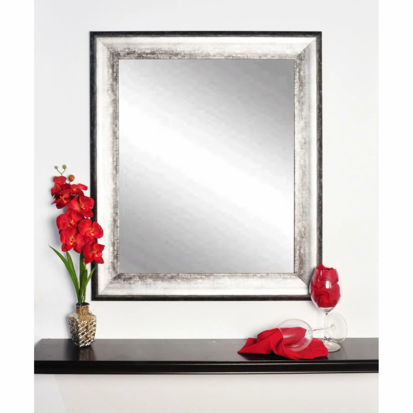 Promo β¨ BrandtWorks American Value Kingston Silver Wall Mirror π - Image 3