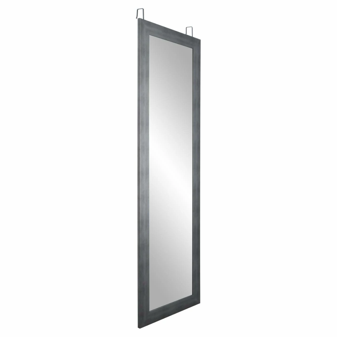 Budget ๐ Floor & Leaning BrandtWorks Cool Muted Silver Over The Door Full Length Mirror - 21.5W X 71H In. ๐ - Image 3