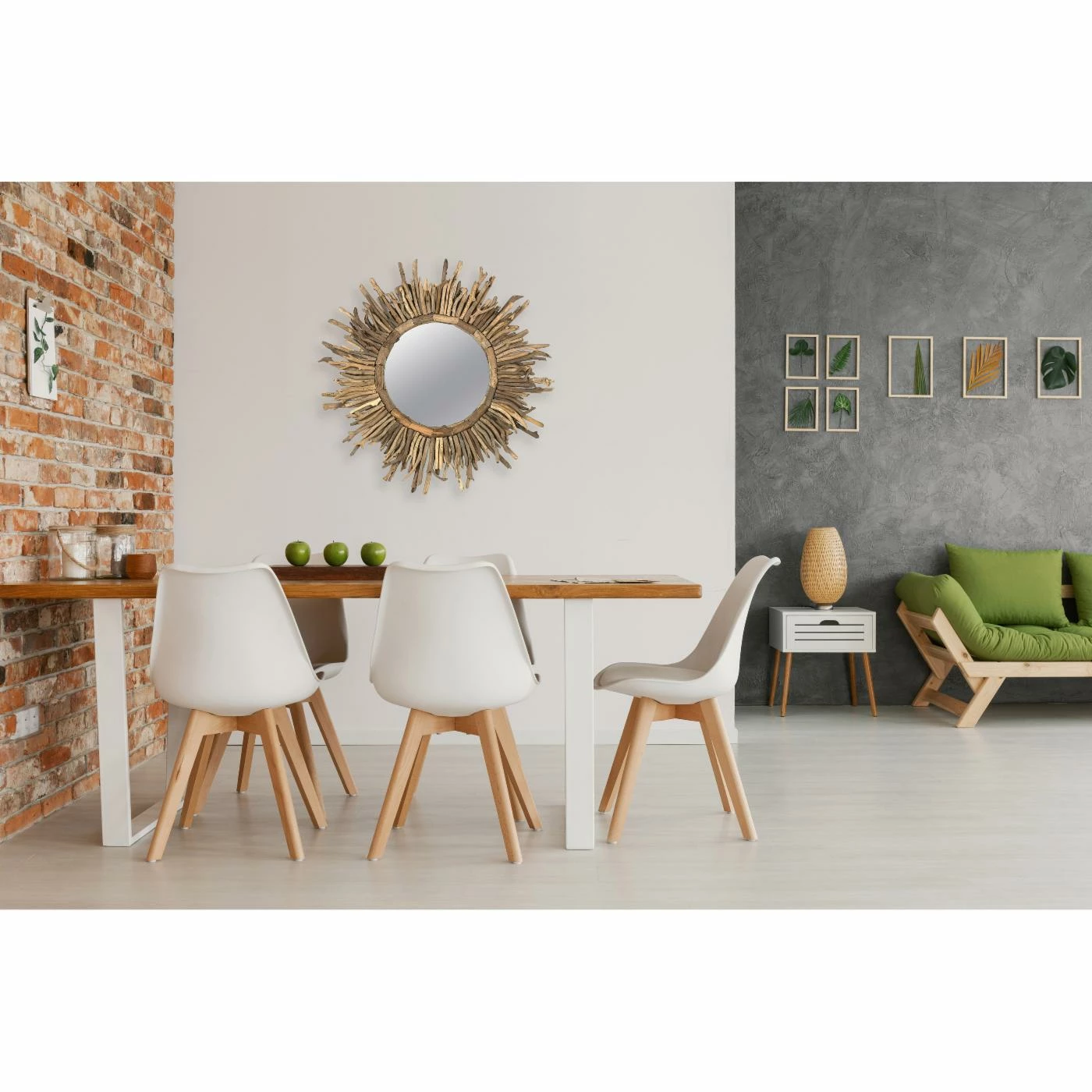 Hot Sale π 3R Studios 26 In. Driftwood Sunburst Wall Mirror π - Image 3