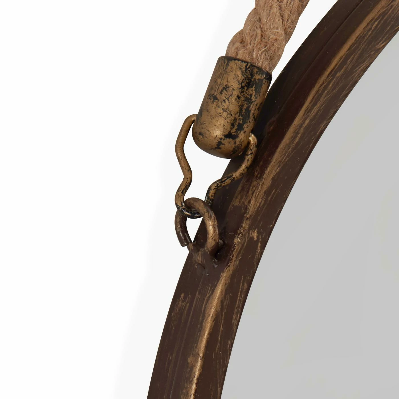 Promo โญ Wall Danya B Gold Patina Hanging Mirror - 14.5 Diam. X 21H In. ๐คฉ - Image 3