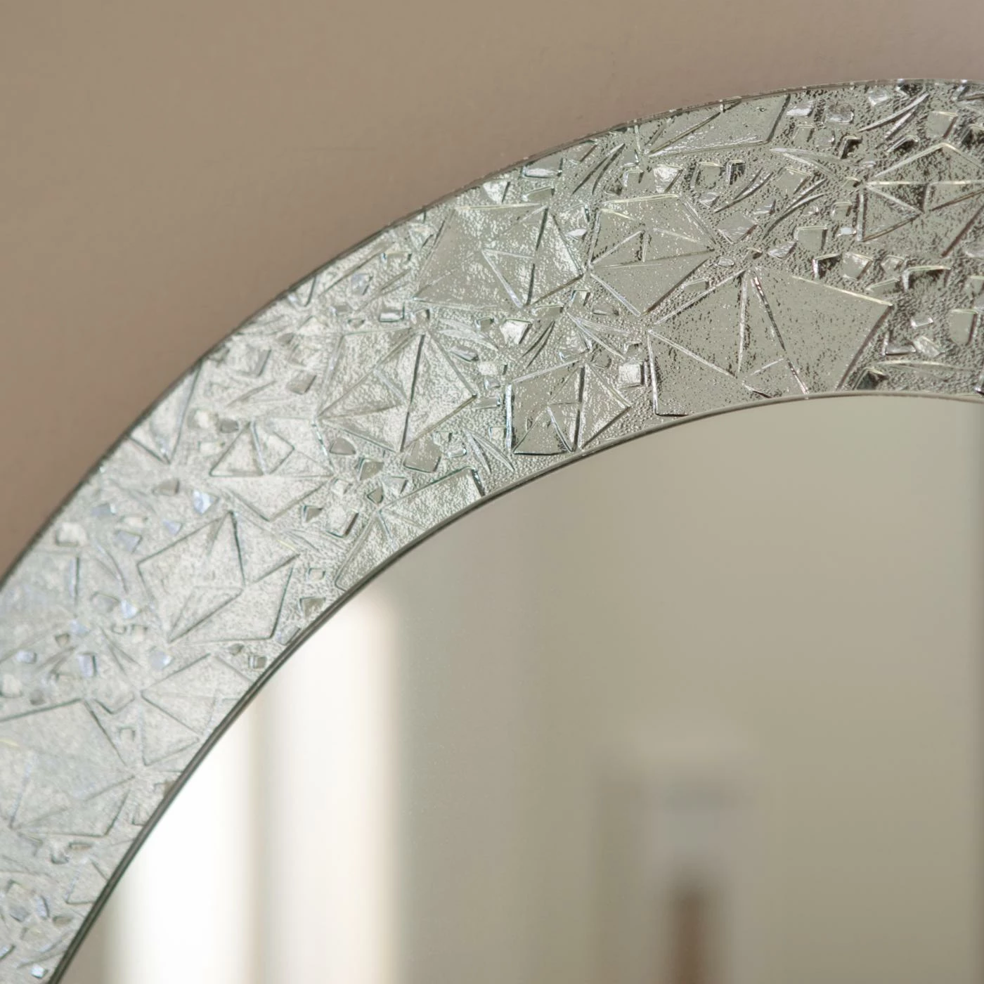 Wholesale 𧨠Decor Wonderland Frameless Mirrors Décor Wonderland Frameless Crystal Wall Mirror - 23.5W X 31.5H In. π - Image 3