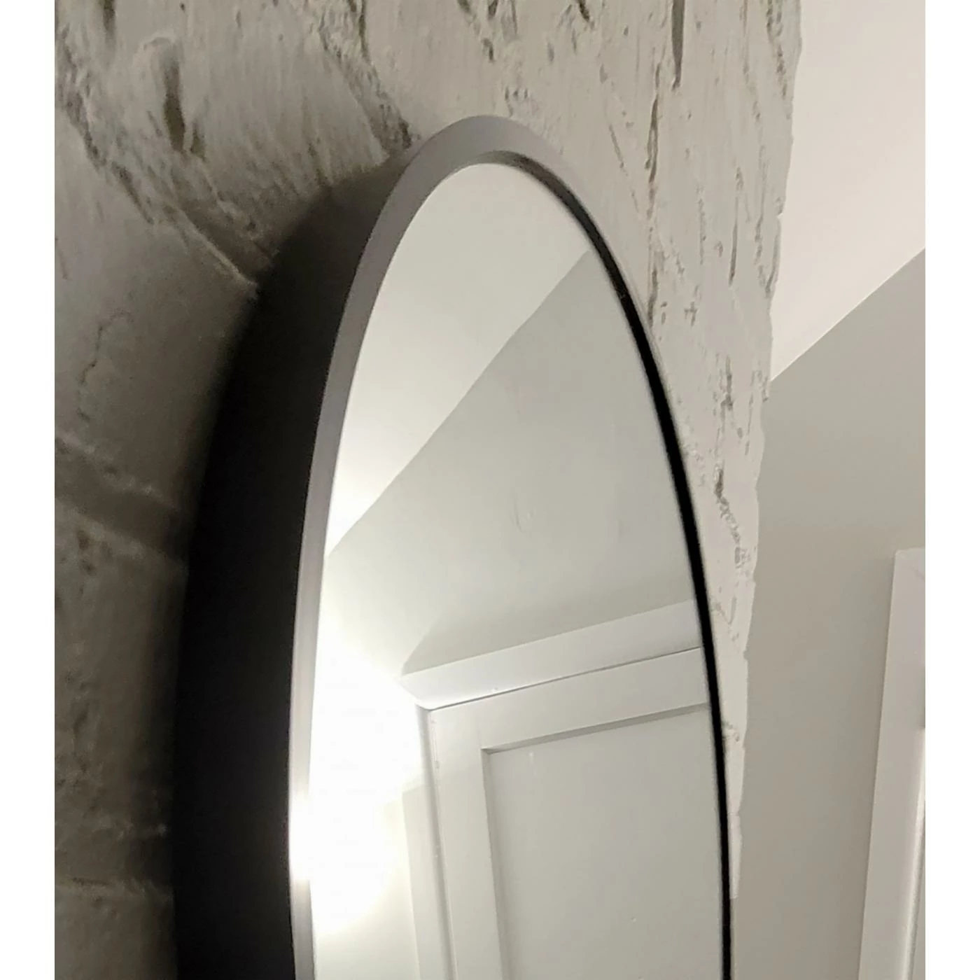 Best Sale β Decor Wonderland Rita Arch Black Metal Framed Oval Wall Mirror 19.6 X 31.5 In. βοΈ - Image 3