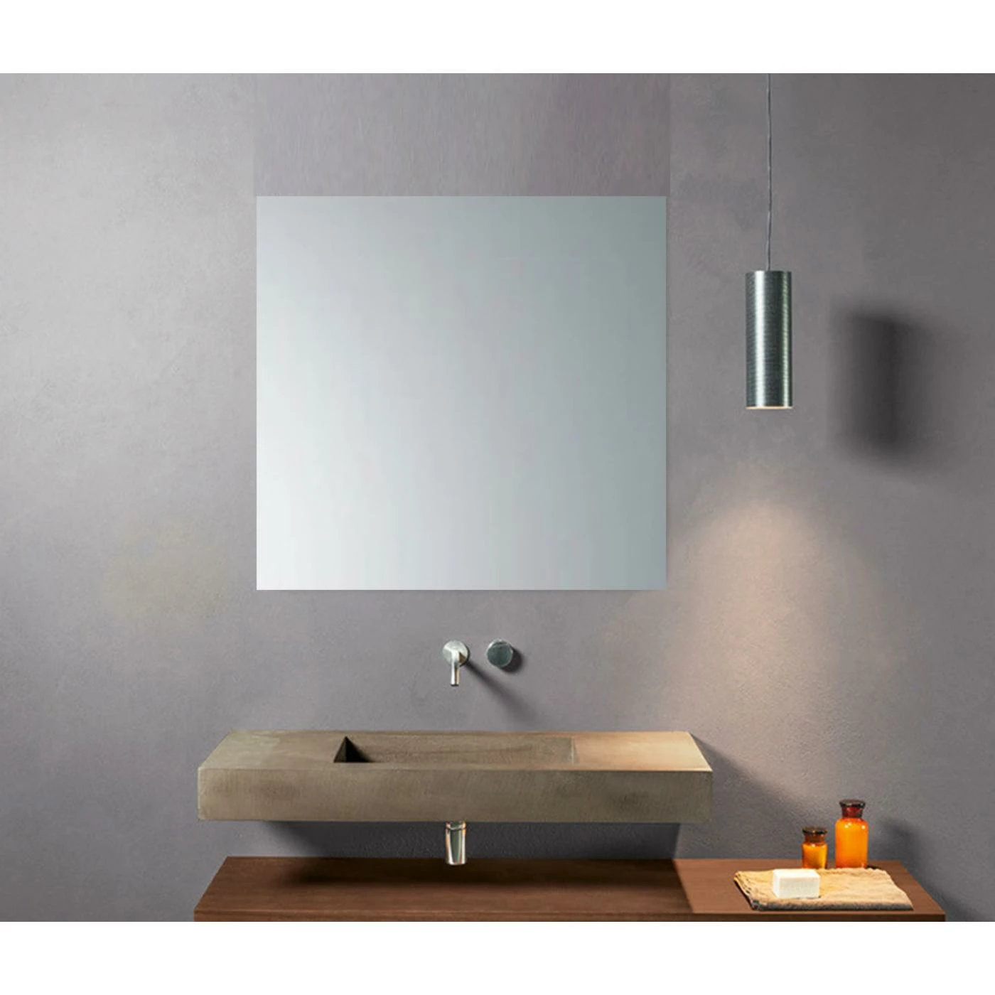 Coupon ๐ Decor Wonderland Frameless Mirrors Reece 19 W X 19 H Square Modern Frameless Mirror โญ - Image 3