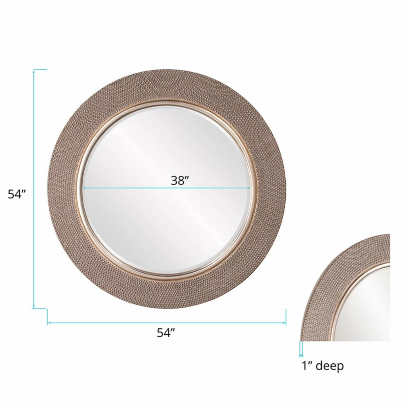 Cheap π Elizabeth Austin Yukon Wall Mirror - 54 Diam. In. π - Image 2