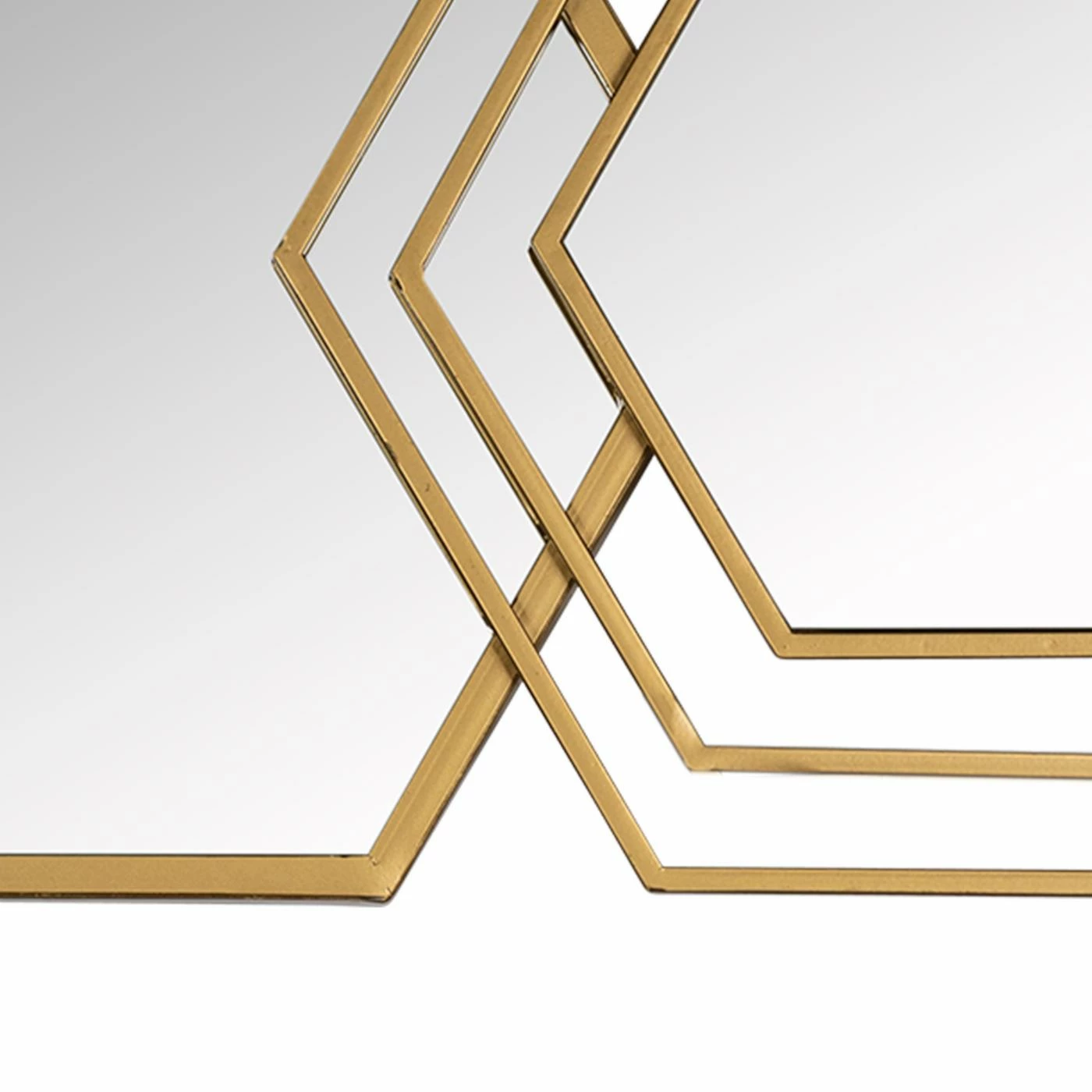 Brand new βοΈ Stratton Home Décor Stratton Home Decor Caroline Hexagon Wall Mirror 𧨠- Image 3