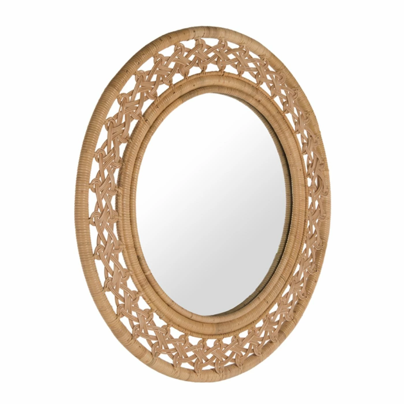 Best Pirce ๐ฏ KOUBOO Rattan Braided Decorative Wall Mirror - 30W X 30H In. ๐ - Image 3