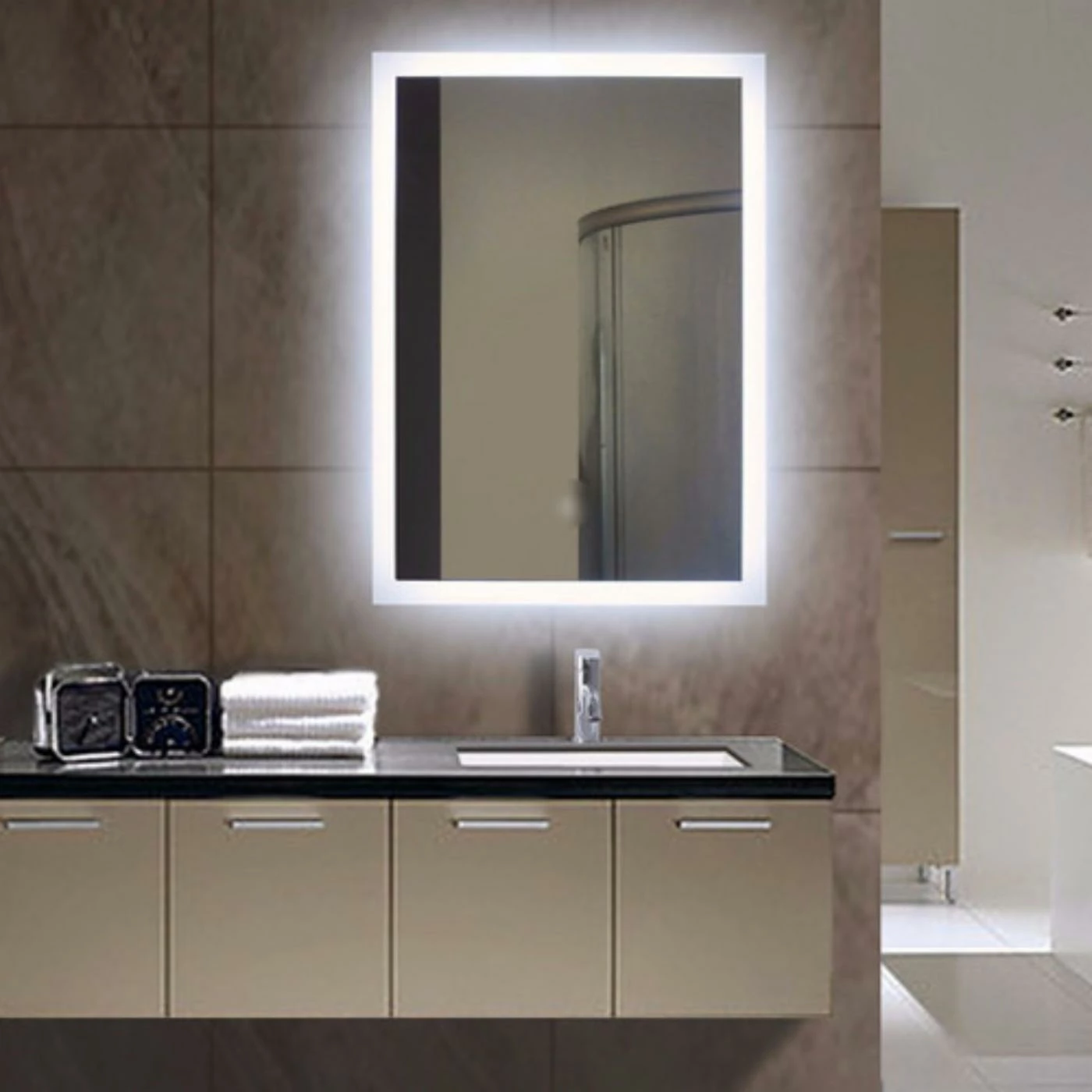 Hot Sale ๐ Bathroom Vanity Paris Mirror Rectangle Bathroom Mirror With LED Backlights โ๏ธ - Image 3