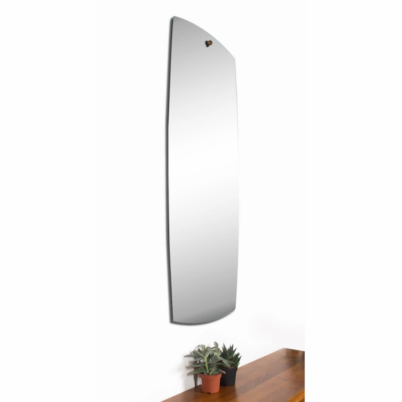 Budget 𧨠Frameless Mirrors Renwil Corbel Frameless Beveled Full Length Mirror - 24W X 60H In. π - Image 3