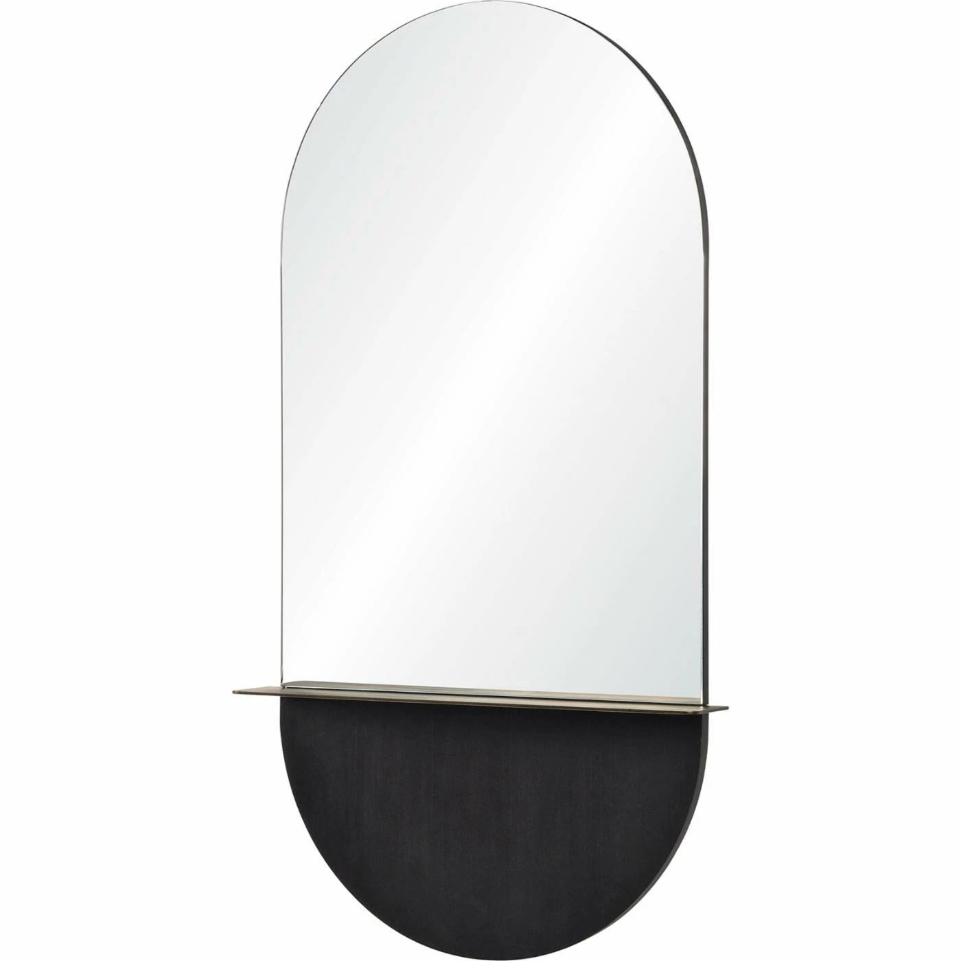 Outlet π Renwil Lisdarra Glass And Brass Unframed Wall Mirror - 24W X 44H In. π - Image 3