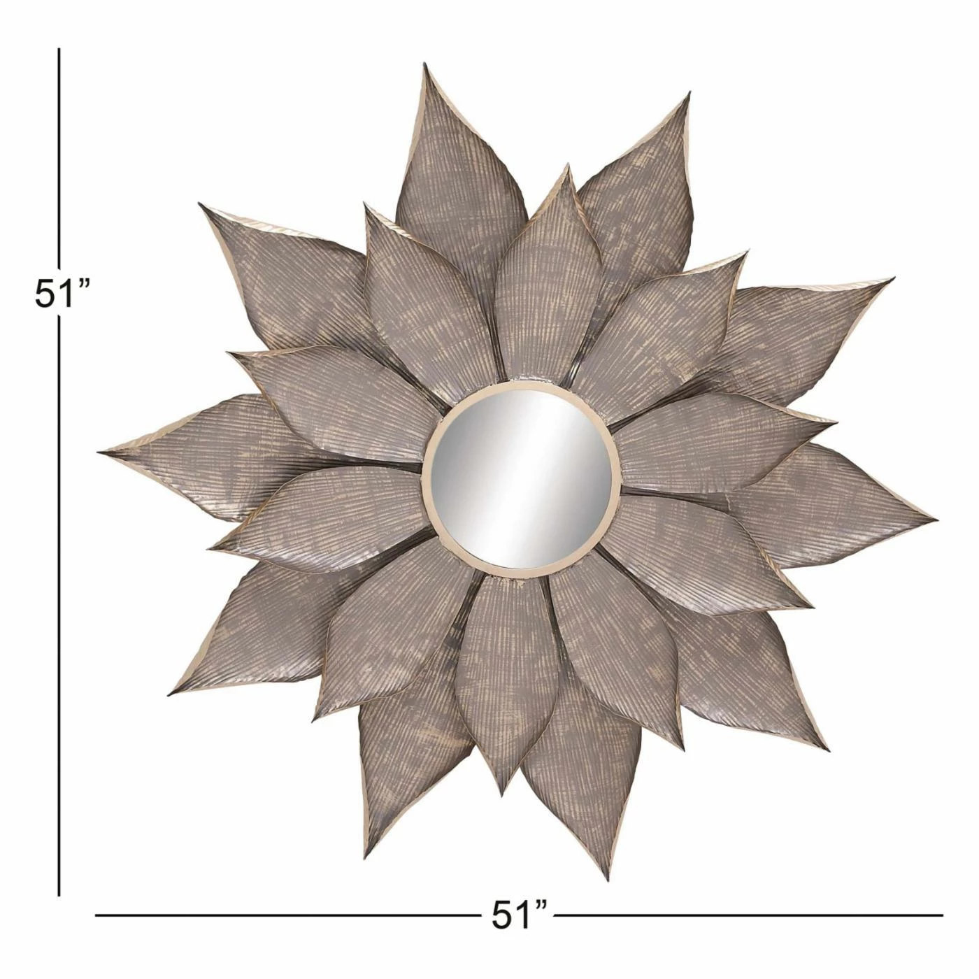 Best Sale π€© DecMode Natural Flower Wall Mirror π€© - Image 3