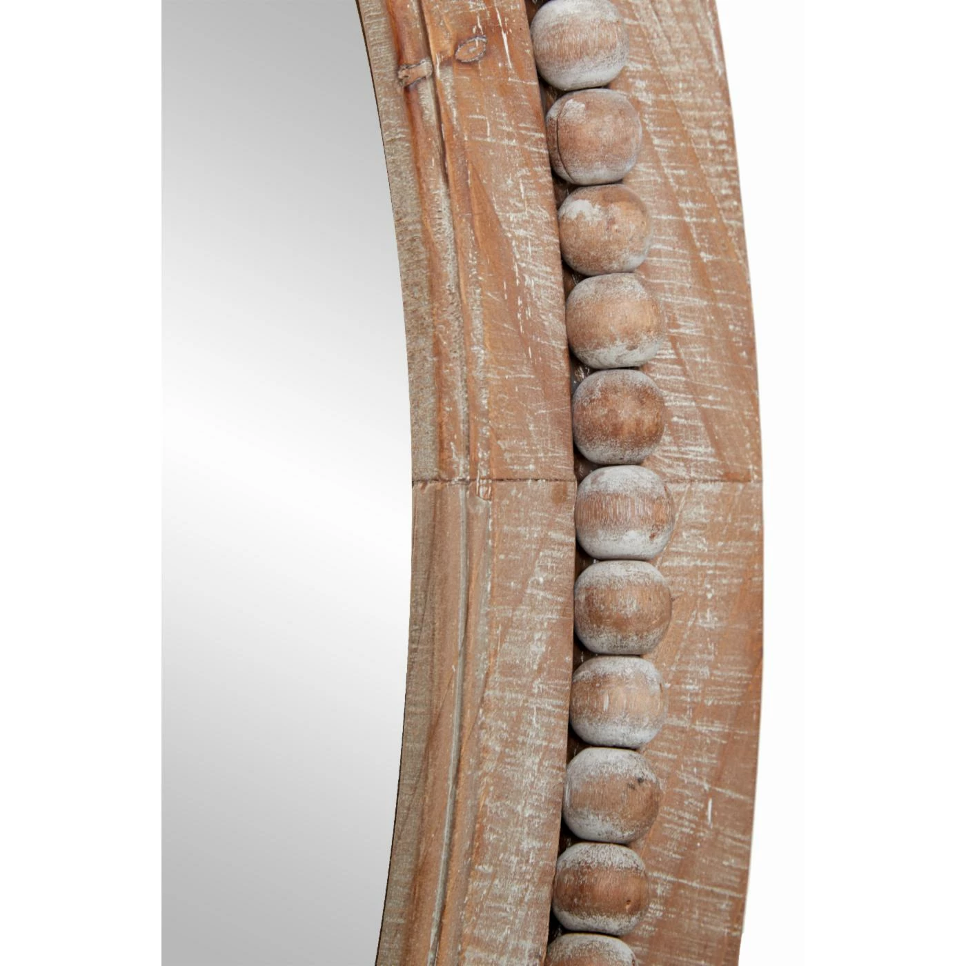 Best Pirce β€οΈ DecMode Distressed Bohemian Round Wall Mirror π - Image 3