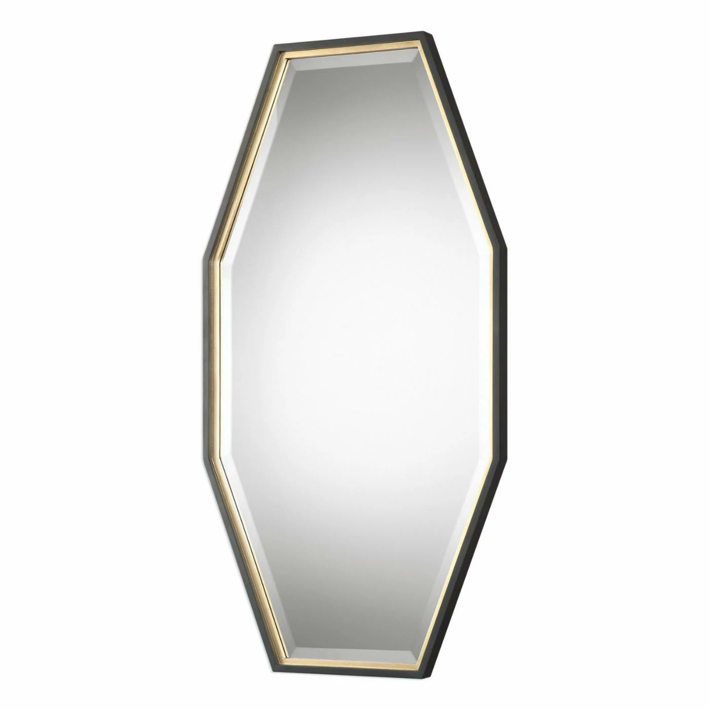 Buy β Wall Uttermost Savion Gold Octagon Mirror β - Image 3