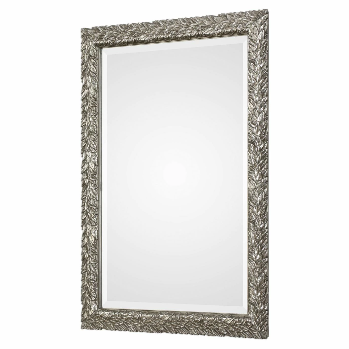 Best deal ⭐ Wall Uttermost Evelina Silver Leaves Mirror - 24.625W X 34.625H In. 🥰 - Image 3