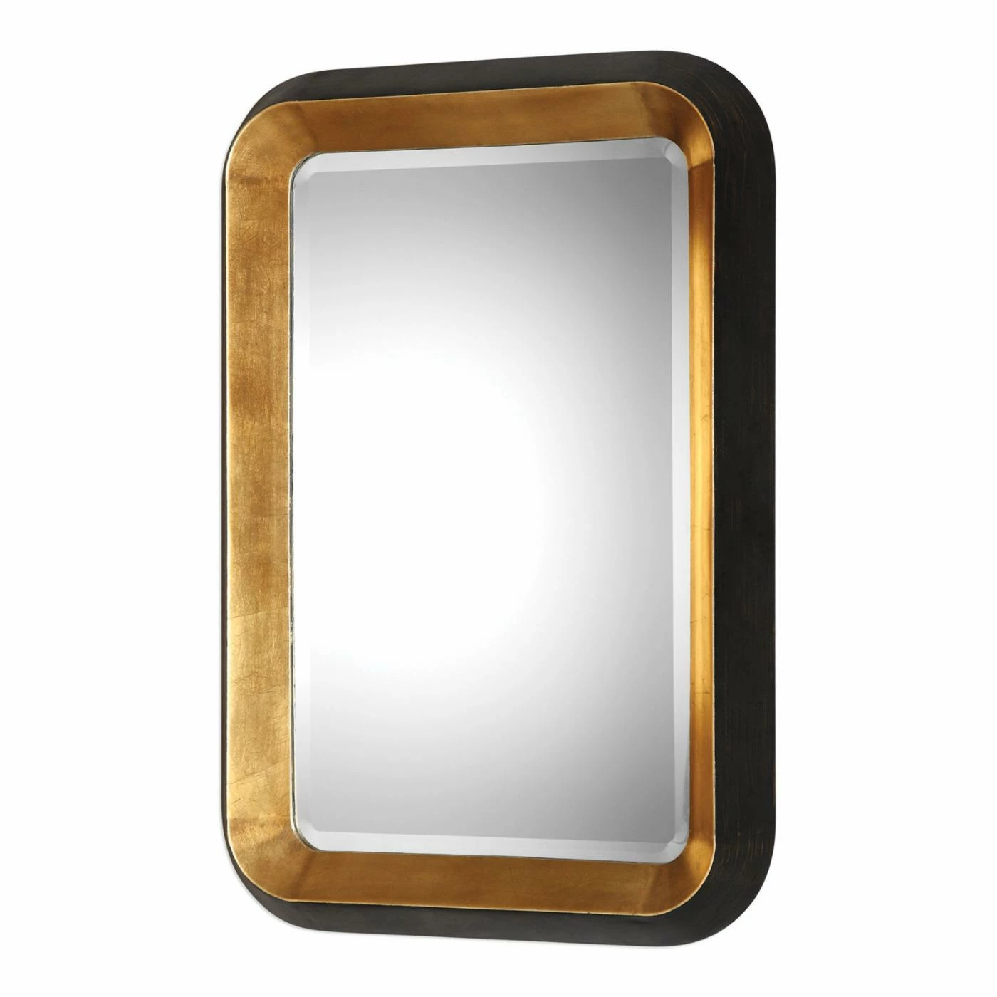 New β Uttermost Niva Metallic Gold Wall Mirror π - Image 3