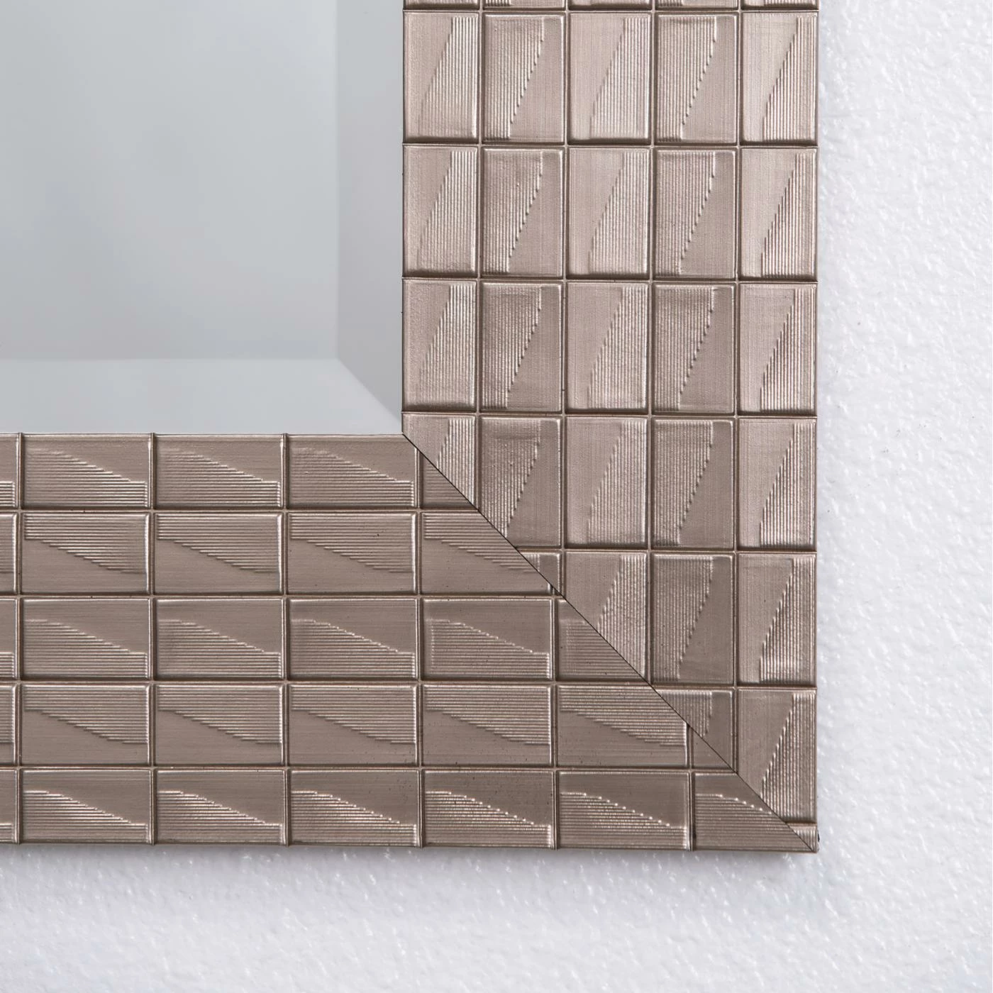 Brand new π Yosemite Home Decor Yosemite Home Silver Blocks Framed Wall Mirror π - Image 3