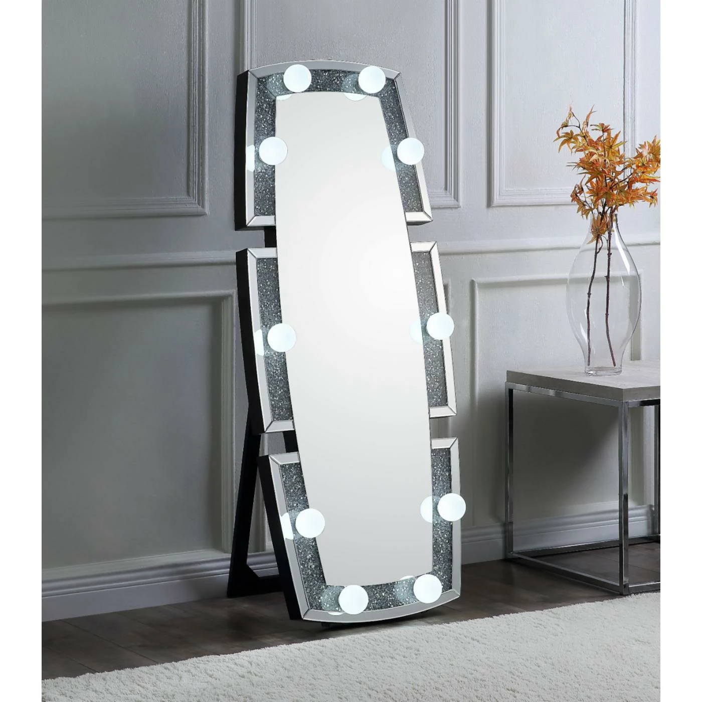 Cheap π― Floor & Leaning Acme Furniture Noralie Wall Mirror π₯ - Image 2