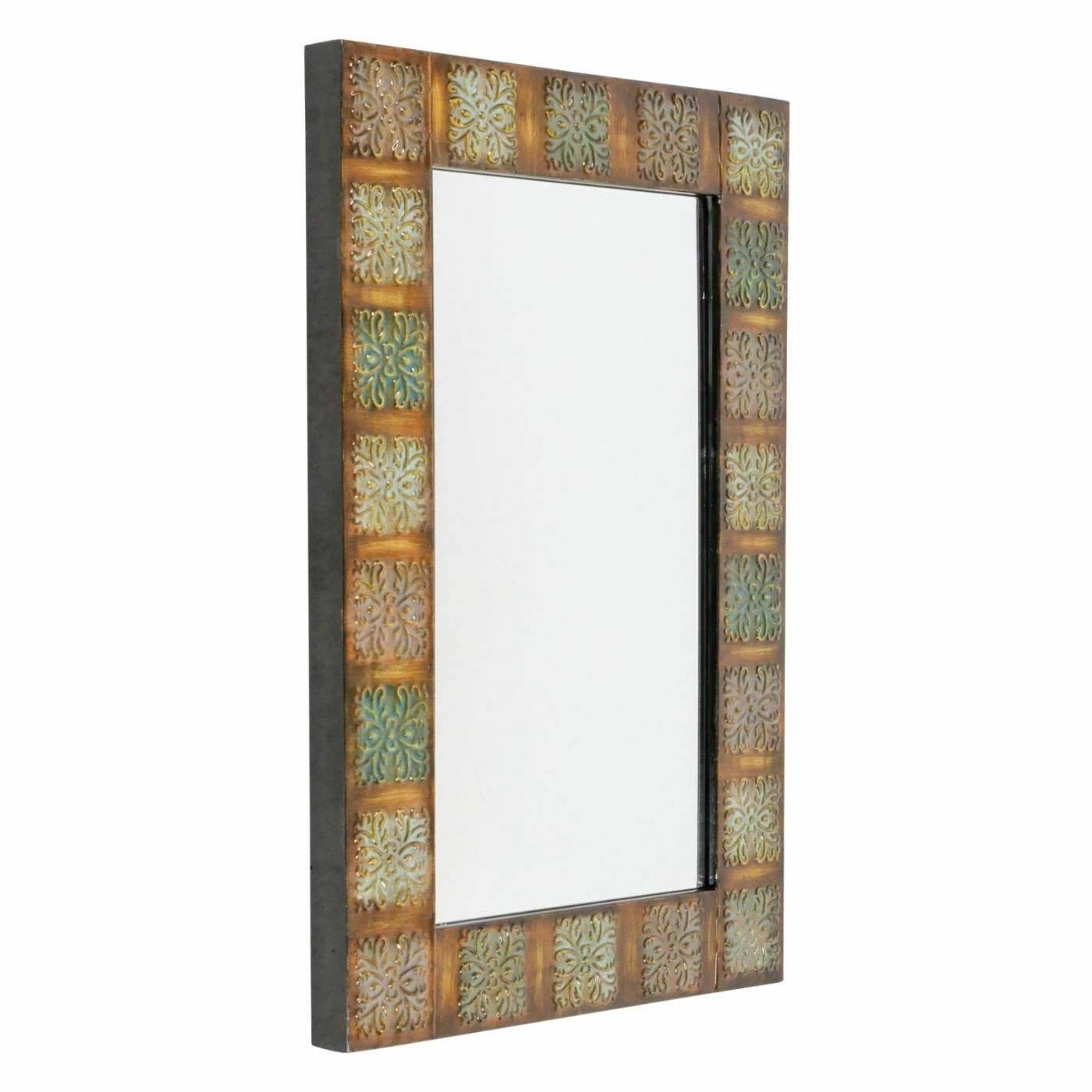 Best reviews of ๐ Aspire Home Accents Embossed Metal Frame Wall Mirror - 24W X 36H In. ๐คฉ - Image 2