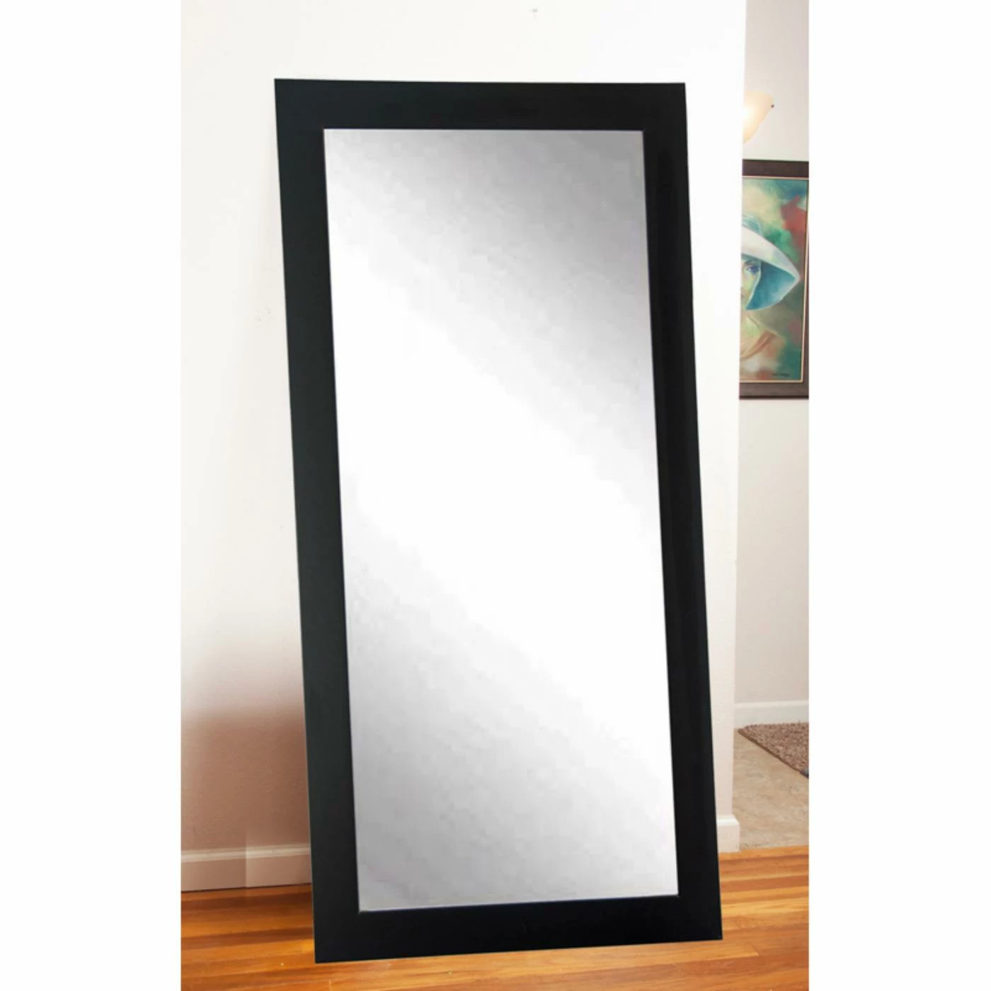 Flash Sale โ Floor & Leaning BrandtWorks Designers Choice Leaning Floor Mirror - Matte Black ๐ - Image 2