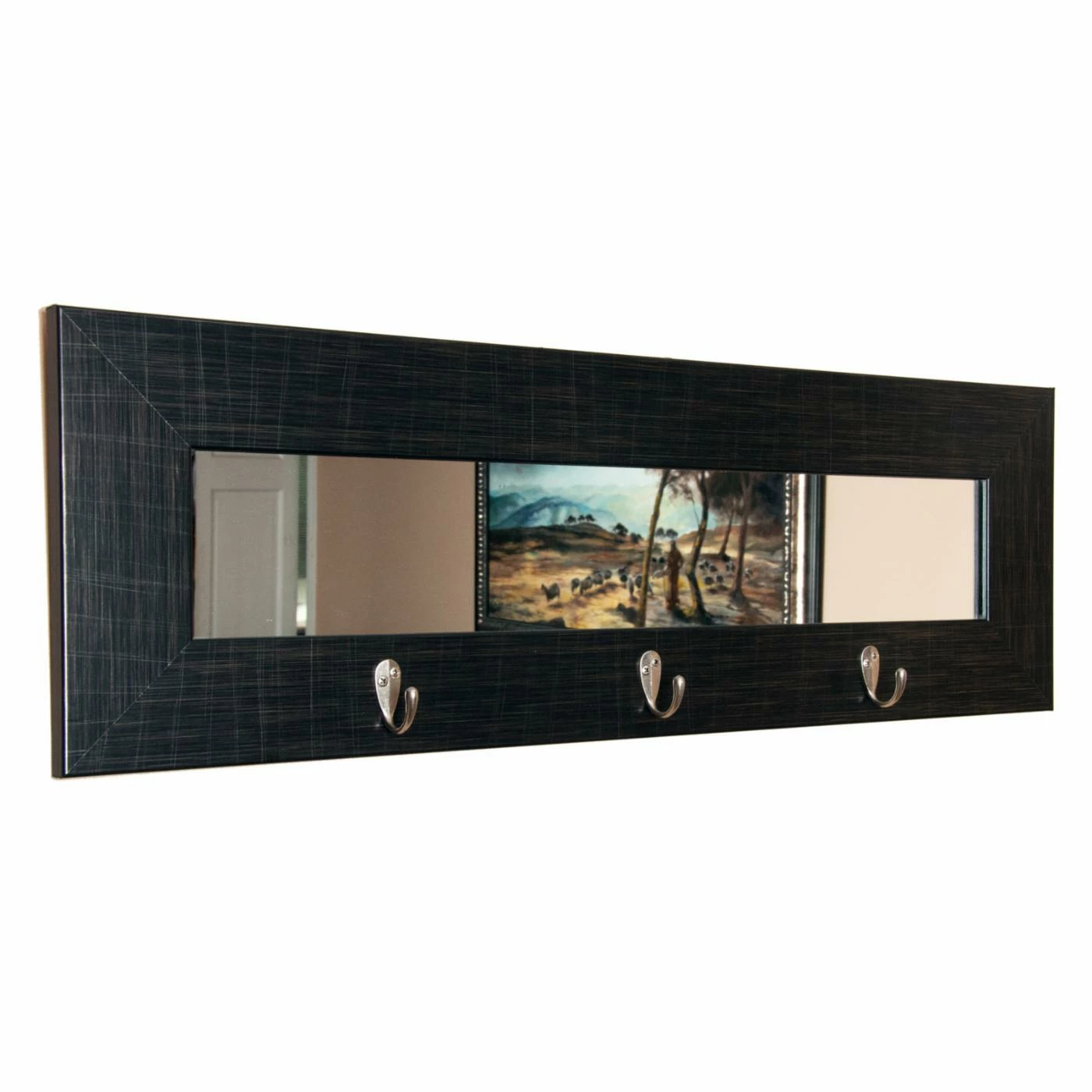 Cheap ๐งจ BrandtWorks Last Look Scratched Black Wall Mirror - 32.5W X 10.5H In. โค๏ธ - Image 2
