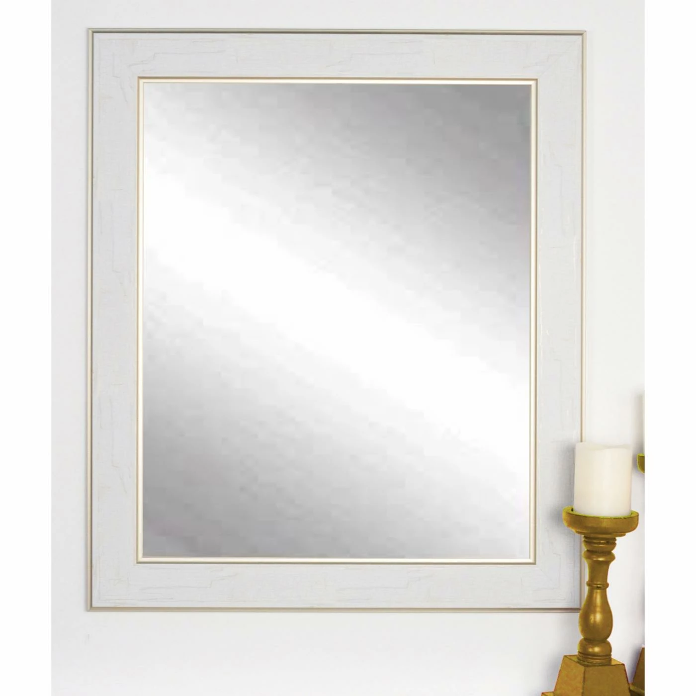 Best Sale 😉 BrandtWorks Gold Trimmed Legacy Wall Mirror 🔥 - Image 2