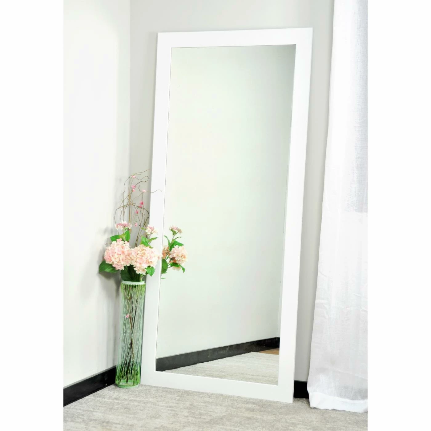 Buy ๐ Floor & Leaning BrandtWorks Vision In White Tall Vanity Floor Mirror - 32W X 65.5H In. โ - Image 2