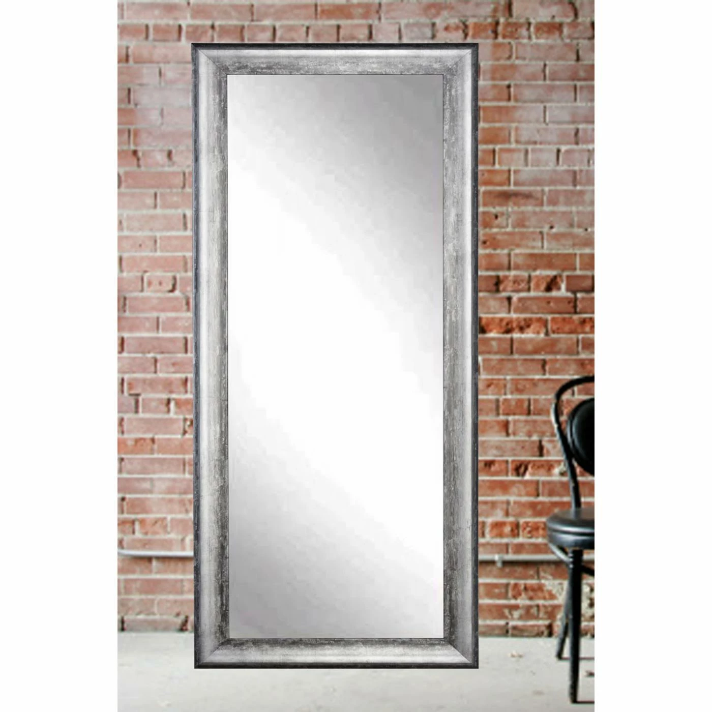 Wholesale ๐ Floor & Leaning BrandtWorks American Value Kingston Silver Floor Mirror - 33.5W X 67H In. ๐ - Image 2