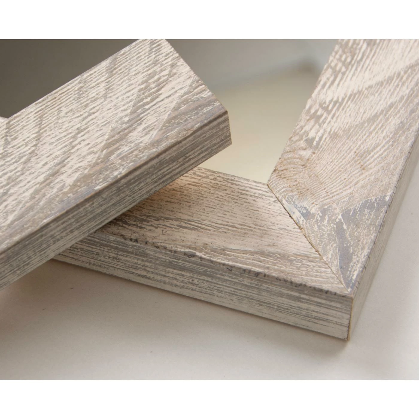 Outlet ๐ฏ BrandtWorks Farmhouse Gray And White Square Wall Mirror - 29.5W X 29.5H In. ๐ฅ - Image 2