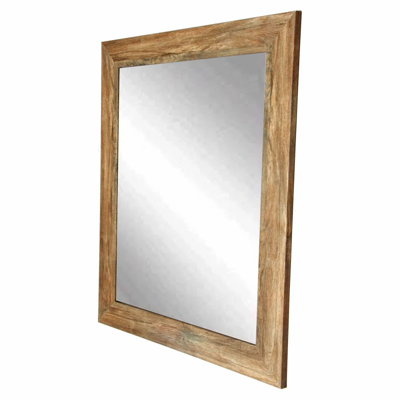 Budget ๐ BrandtWorks Soft Brown Barnwood Wall Mirror โ - Image 2