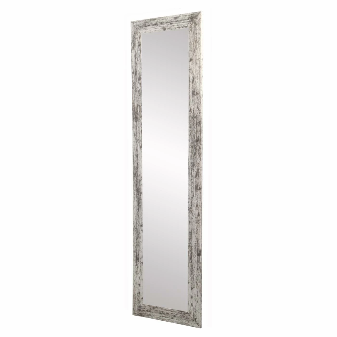 Budget ๐ฅฐ Floor & Leaning BrandtWorks Barnwood Slim Floor Mirror - White ๐ - Image 2