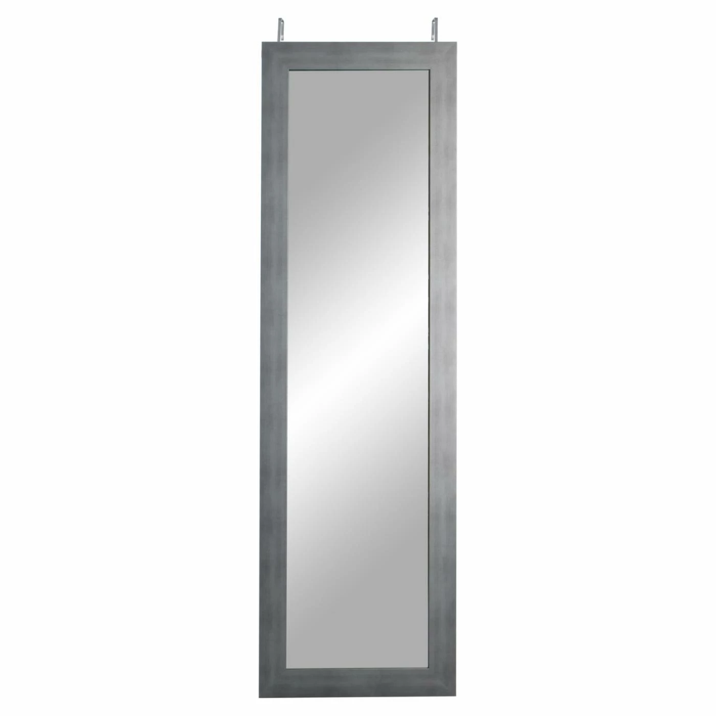 Budget ๐ Floor & Leaning BrandtWorks Cool Muted Silver Over The Door Full Length Mirror - 21.5W X 71H In. ๐ - Image 2