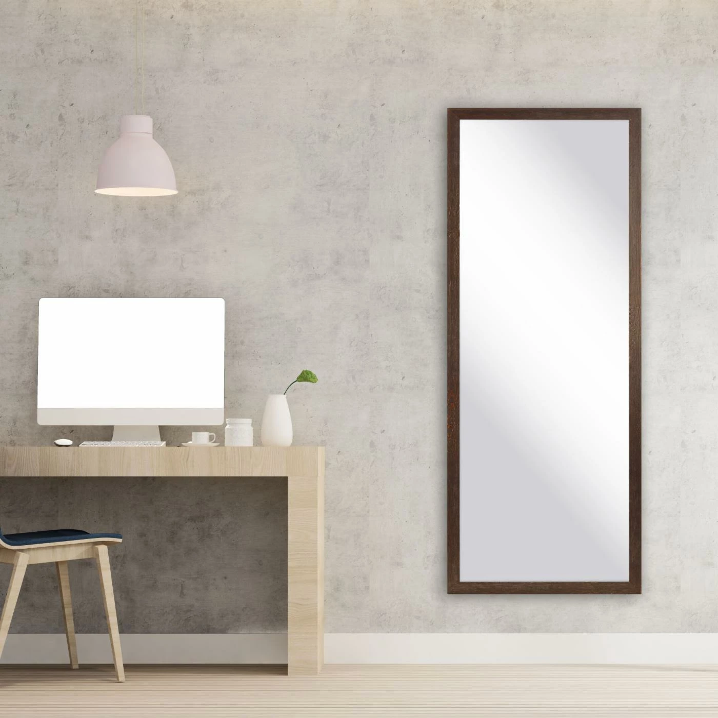 Flash Sale 💯 BrandtWorks Rustic Comfort Wood Wall Mirror - 23W X 68H In. 🤩 - Image 2