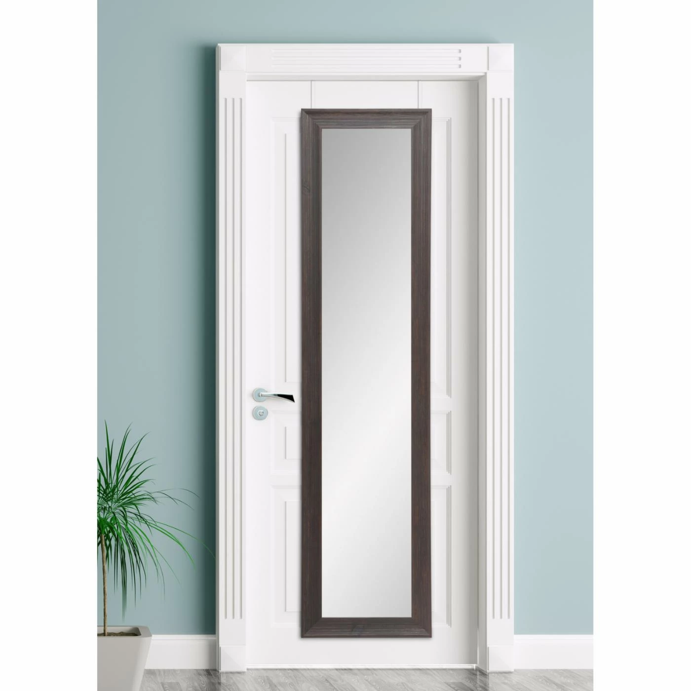 Cheapest 😀 Wall BrandtWorks Coastal Wood Full Length Over The Door Mirror - 21W X 70.5H In. ✨ - Image 2