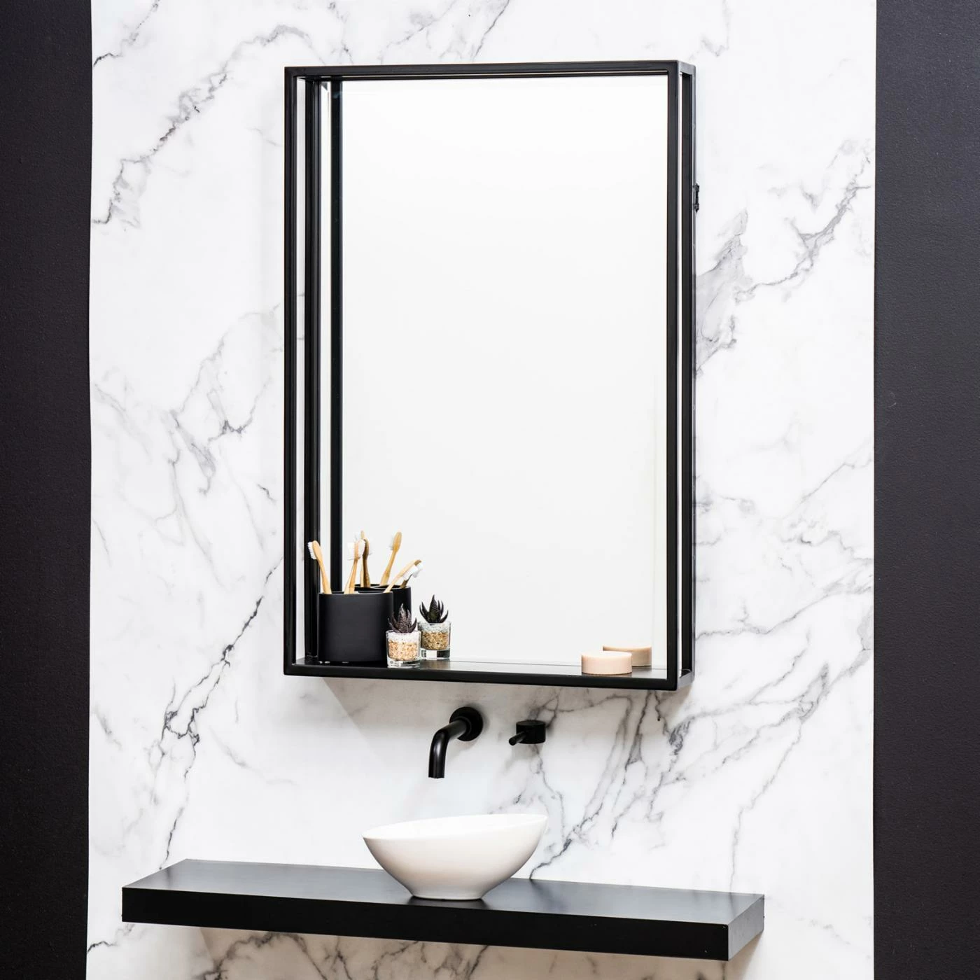 Cheapest βοΈ Cooper Classics Soraya Beveled Wall Mirror With Shelf - 24W X 36H In. π - Image 2