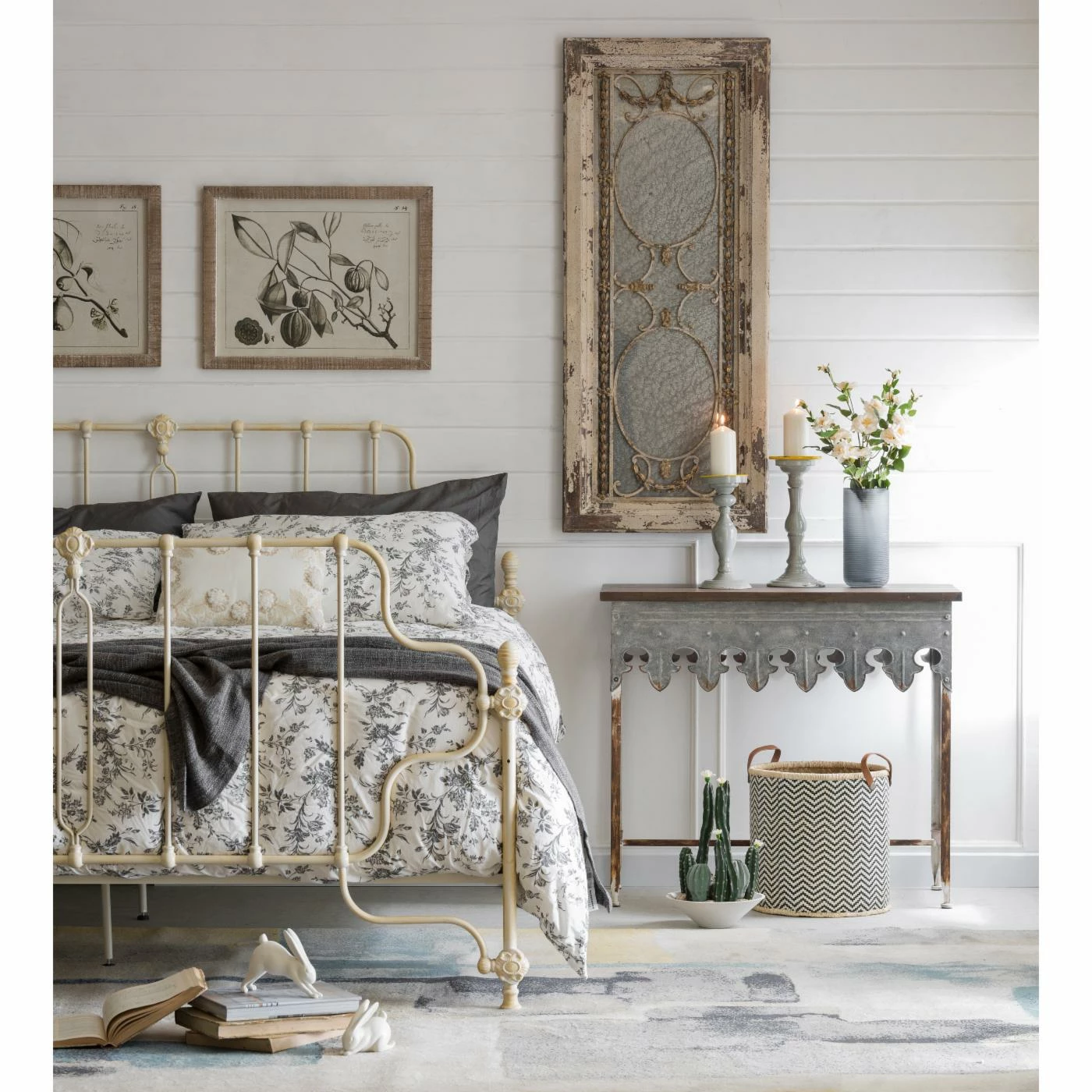 New π€© 3R Studios Pine Wood Antiqued Wall Mirror - 51.1W X 21.9H In. π€© - Image 2