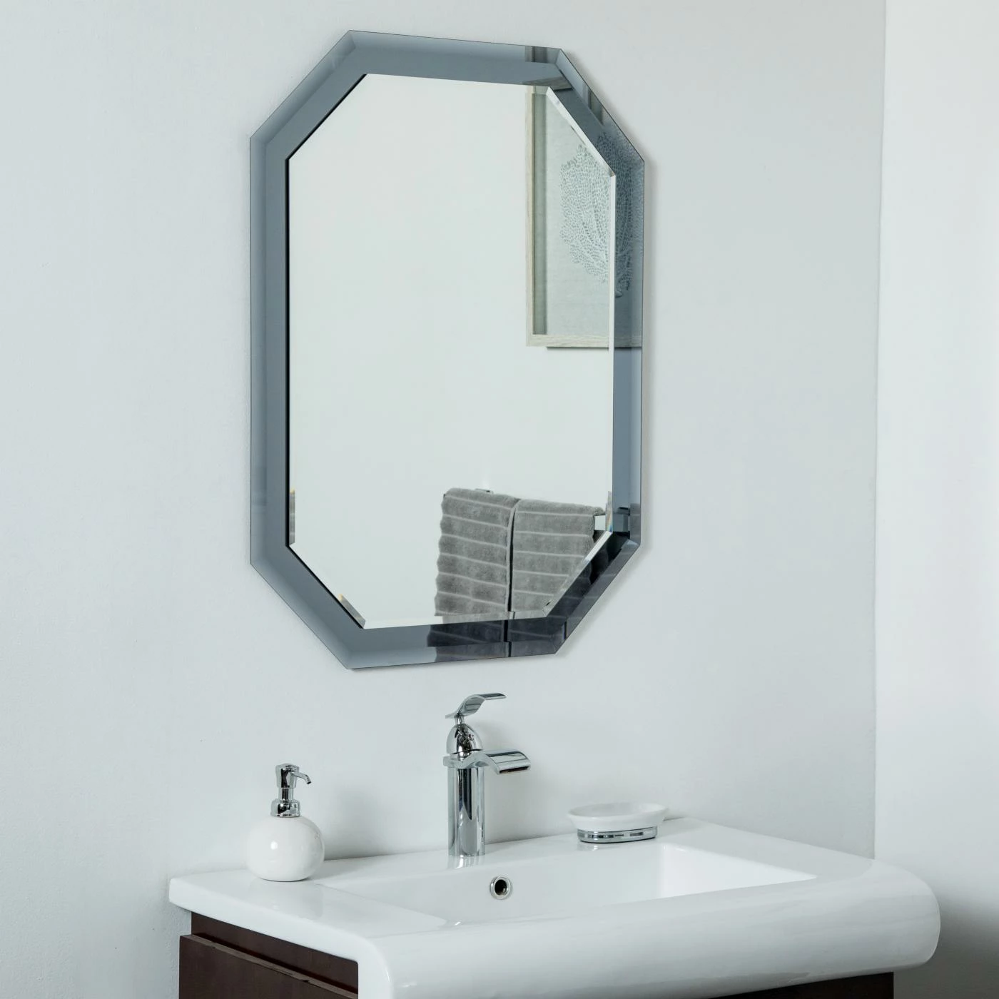 Best deal ๐ฏ Decor Wonderland Grella Frameless Wall Mirror - 23.6W X 31.5H In. ๐ - Image 2