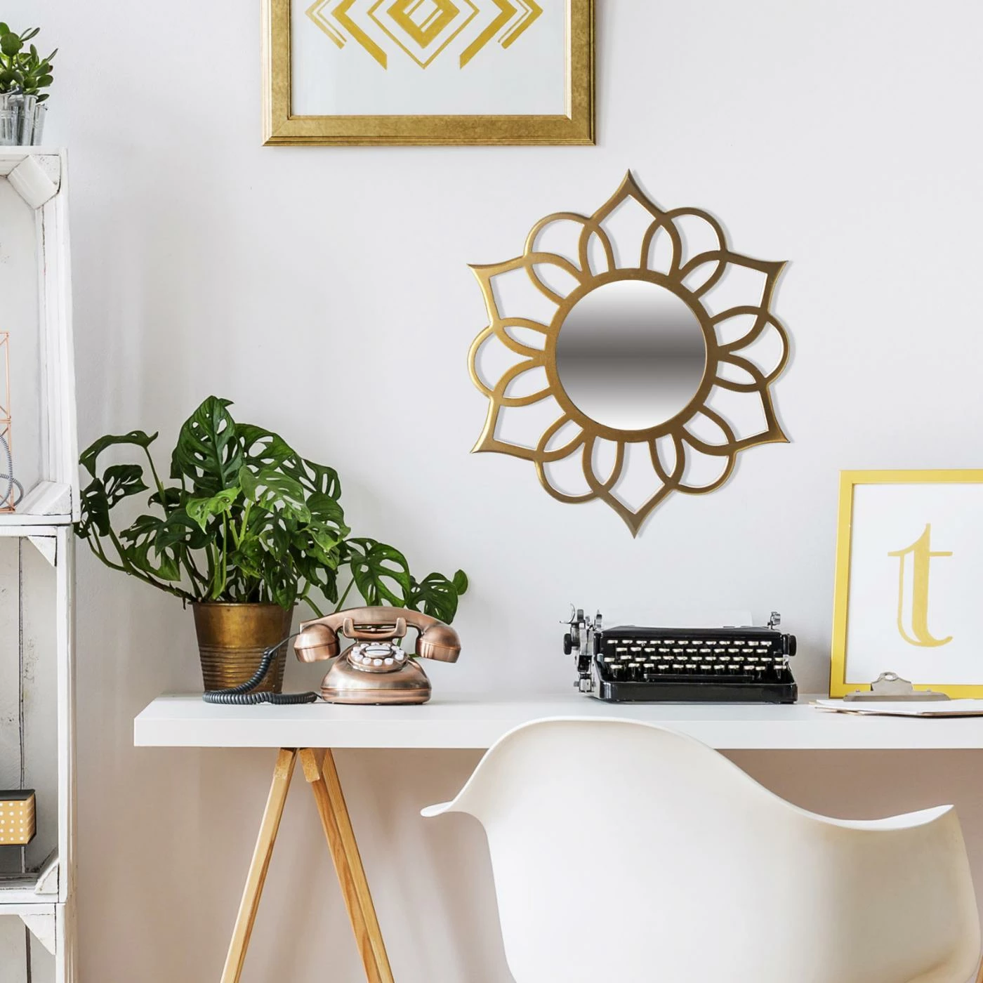 Hot Sale ๐ Wall Nielsen Bainbridge Round Ornate Accent Mirror - 20.5W X 17.75H In. ๐คฉ - Image 2