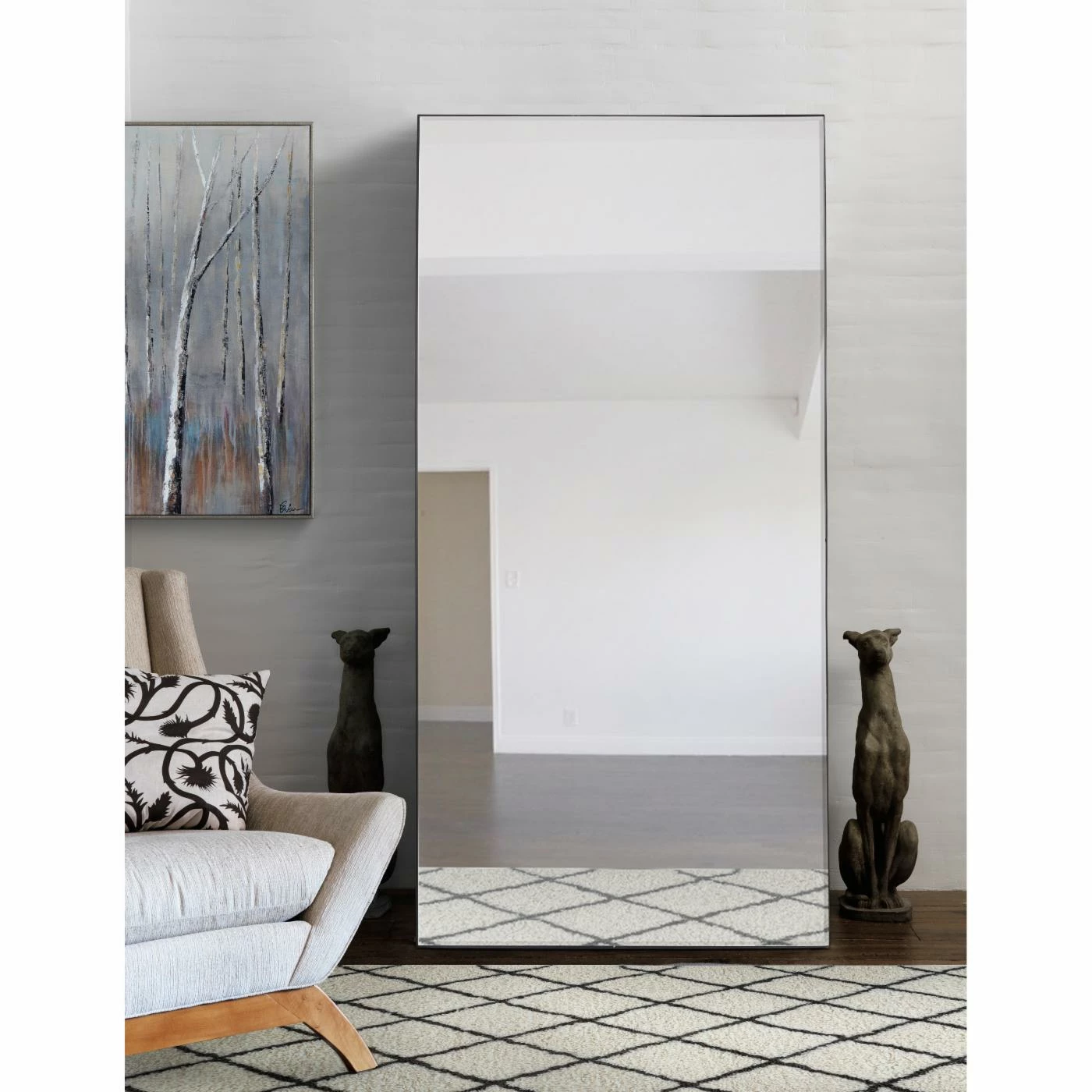 Best deal π Renwil Trilo Rectangular Wall Mirror - 30W X 60H In. π€© - Image 2