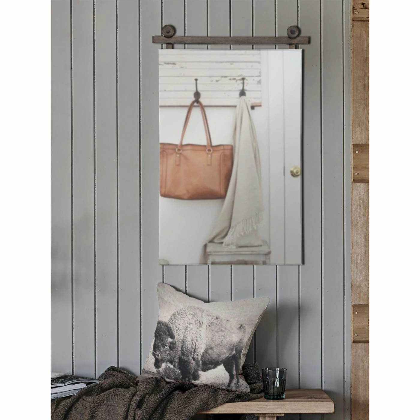 Outlet π Renwil Sersha Rectangular Wall Mirror - 26W X 40H In. π - Image 2