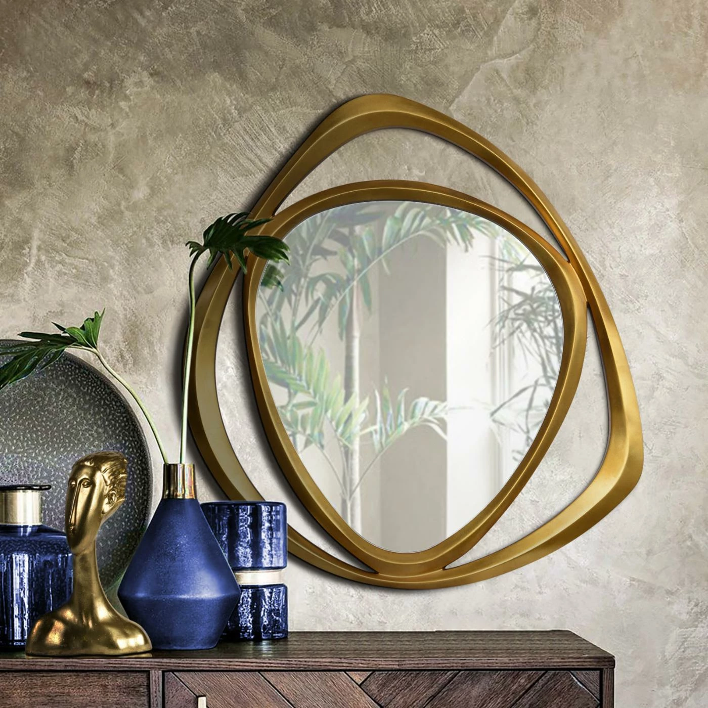 Promo π Renwil Goldie Triangle Wall Mirror - 39.5W X 42H In. π€© - Image 2