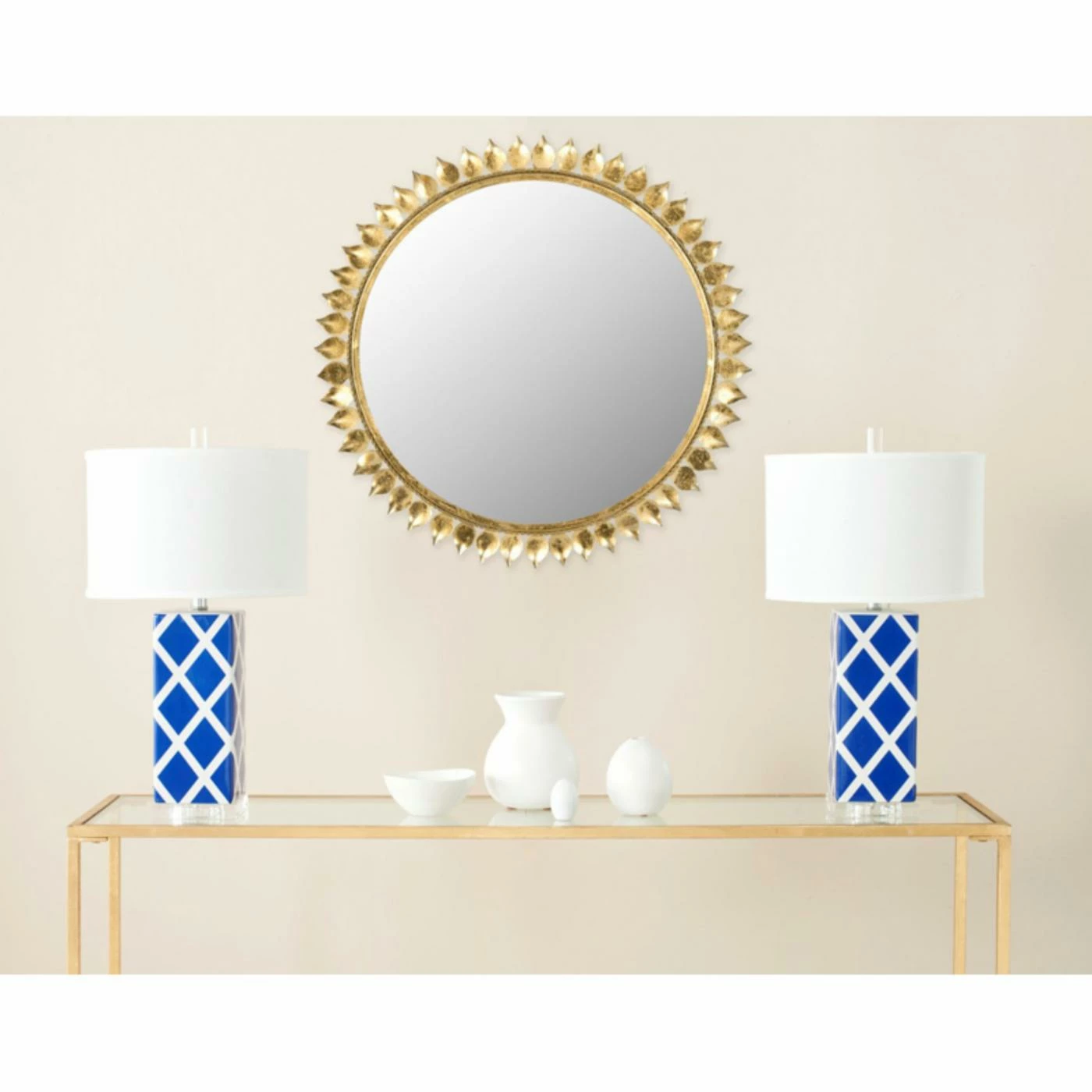 Brand new π Safavieh Leaf Crown Sunburst Wall Mirror π - Image 2