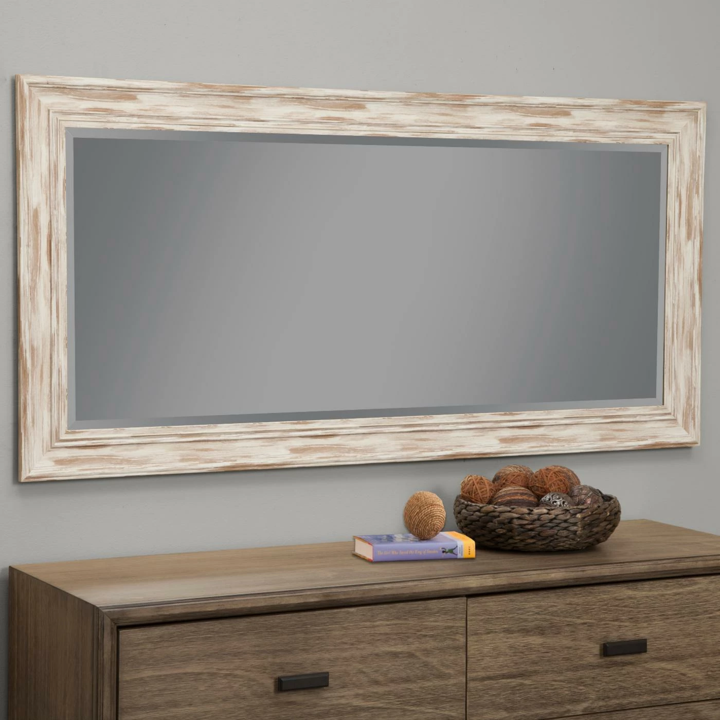 New ๐งจ Floor & Leaning Sandberg Furniture Farmhouse Full Length Floor Mirror - 31W X 65H In. ๐ - Image 2