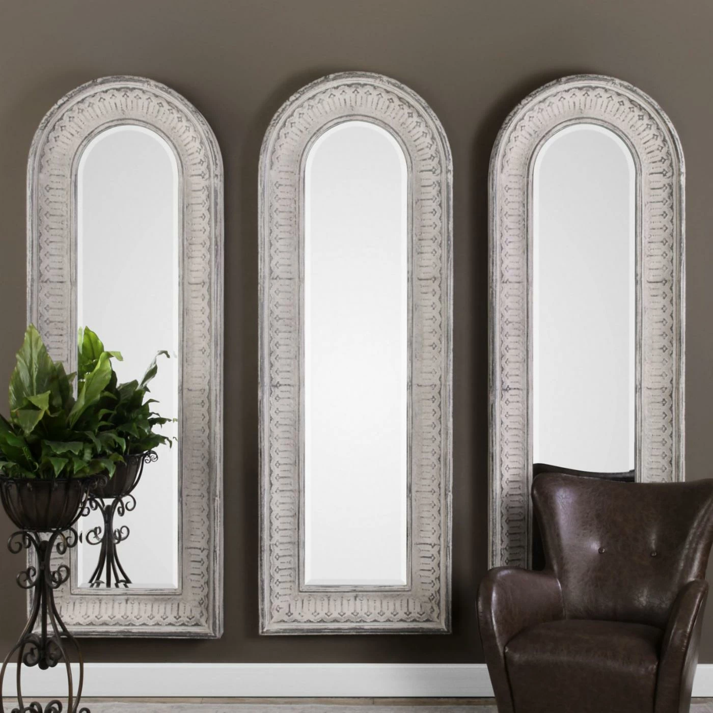 Discount β¨ Uttermost Argenton Wall Mirror - 30.75W X 87.63H In. π - Image 2