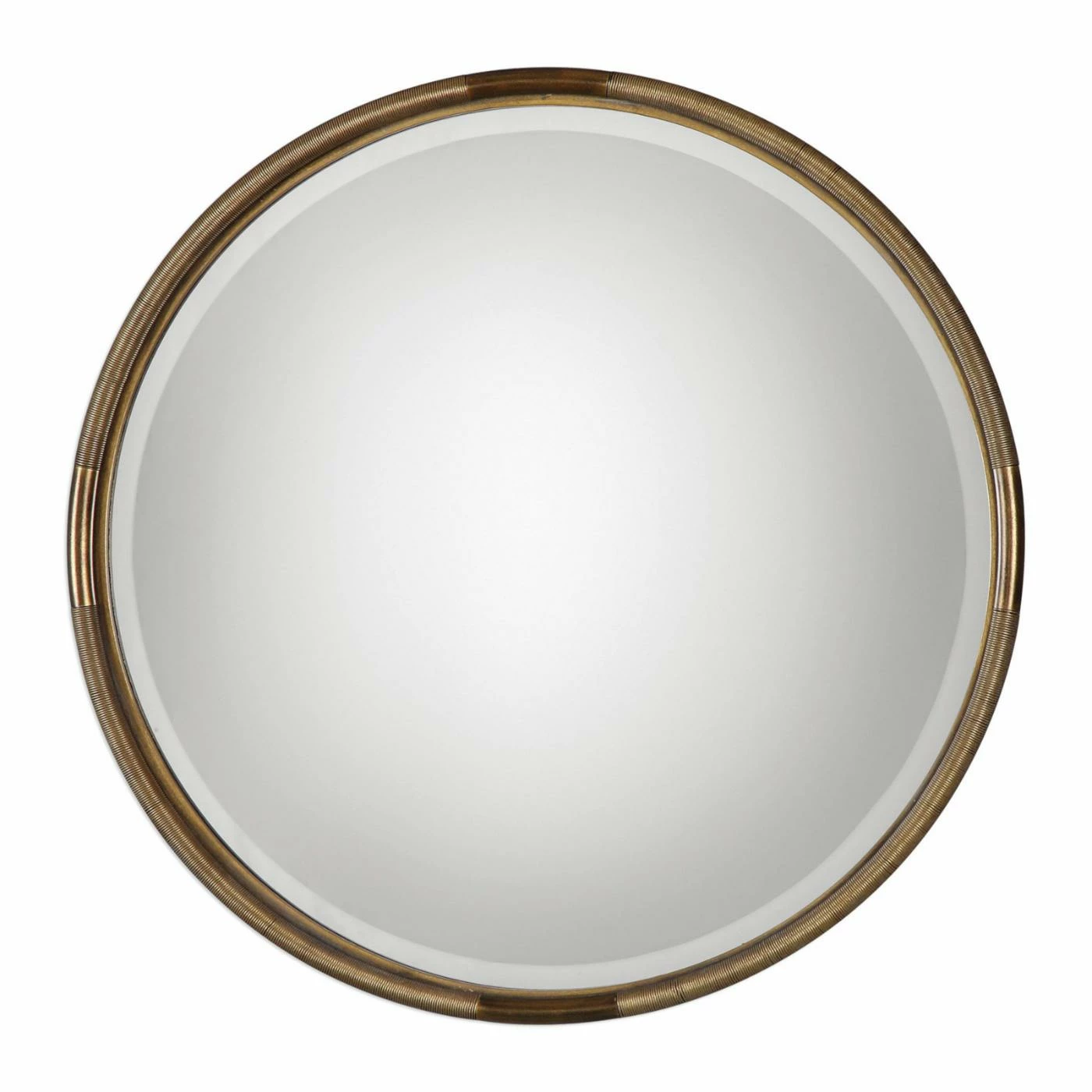 Brand new π Wall Uttermost Finnick Iron Coil Round Mirror β - Image 2