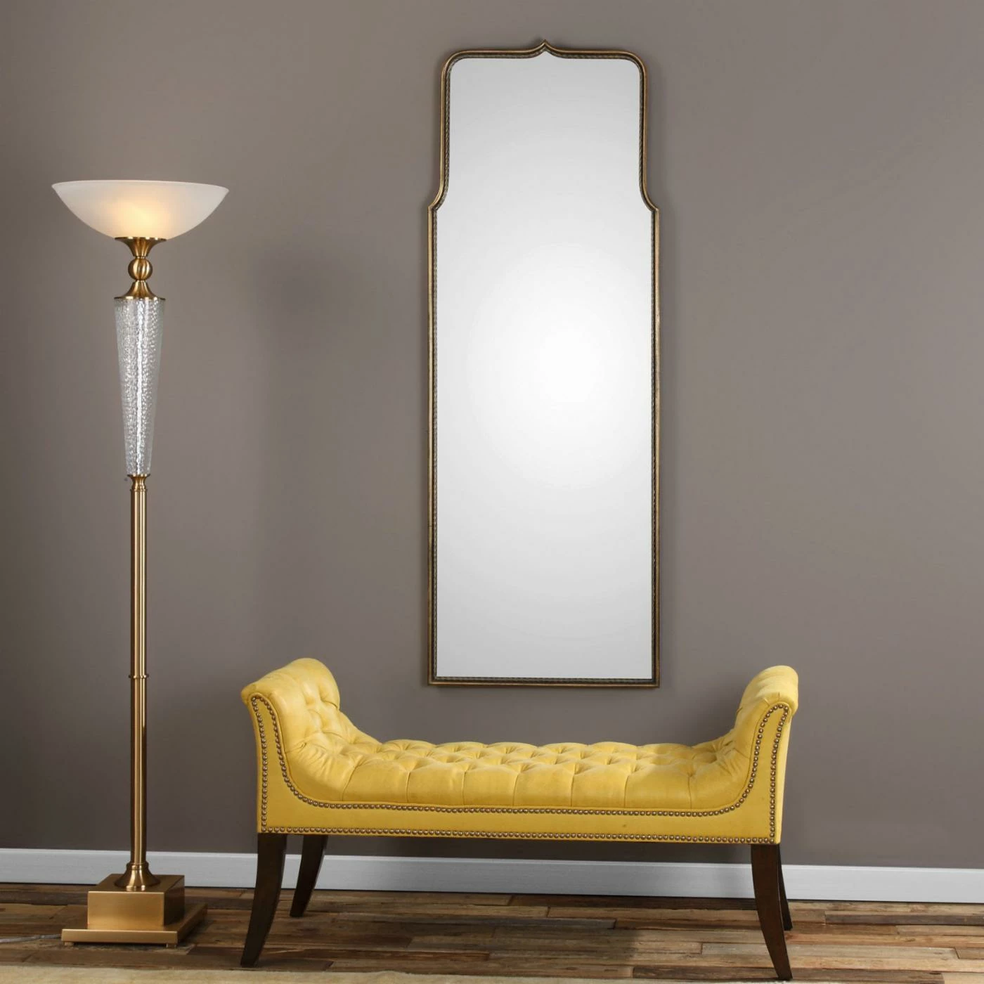Coupon โ๏ธ Wall HN Home Anjuna Boho Antiqued Gold Mirror ๐ - Image 2