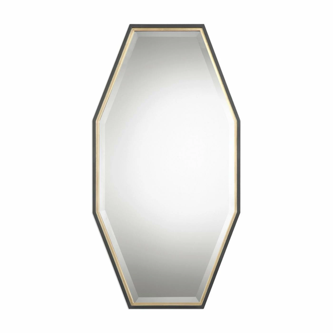 Buy β Wall Uttermost Savion Gold Octagon Mirror β - Image 2