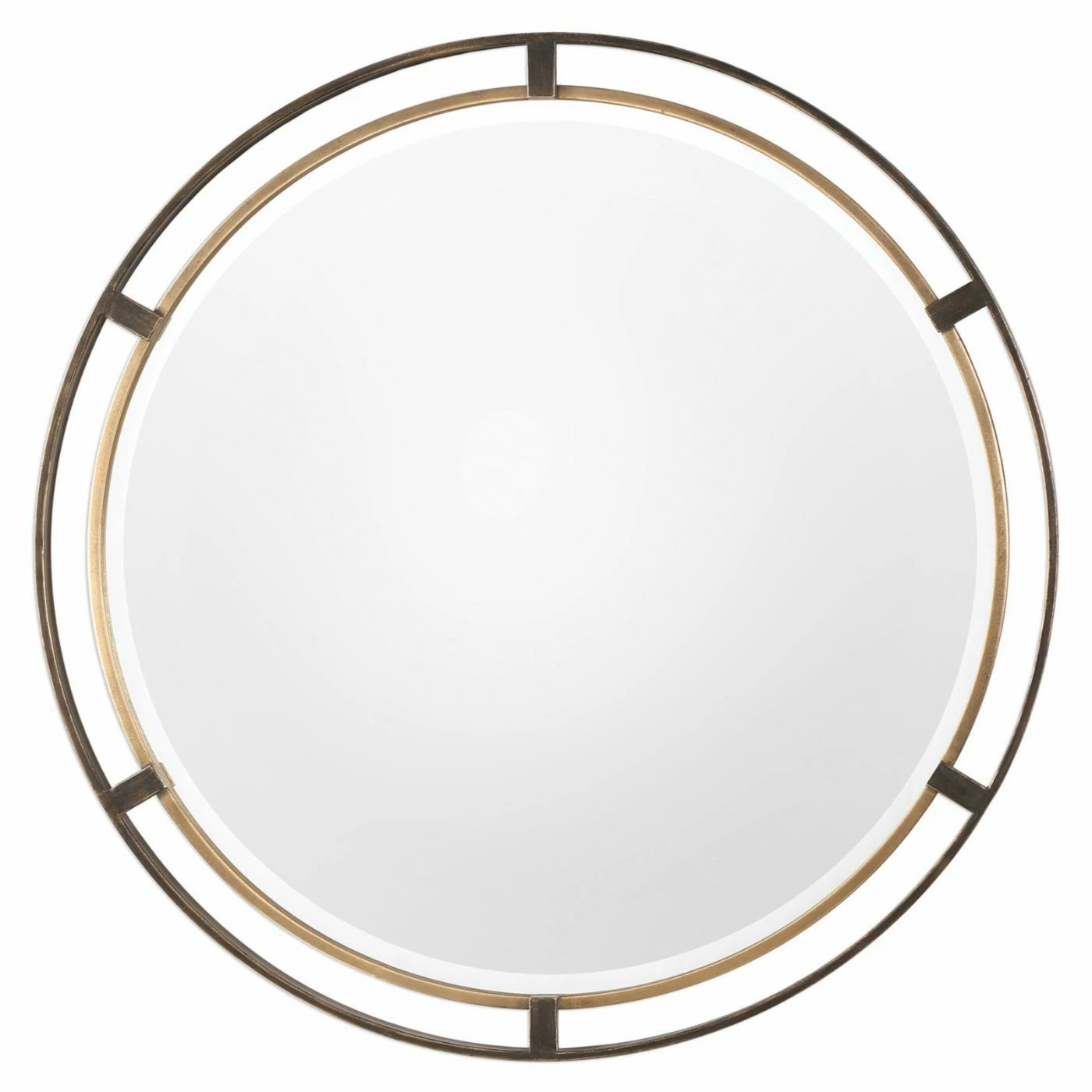 Promo ๐ Uttermost Carrizo Bronze Round Wall Mirror - 36.25W X 36.25H In. ๐คฉ - Image 2